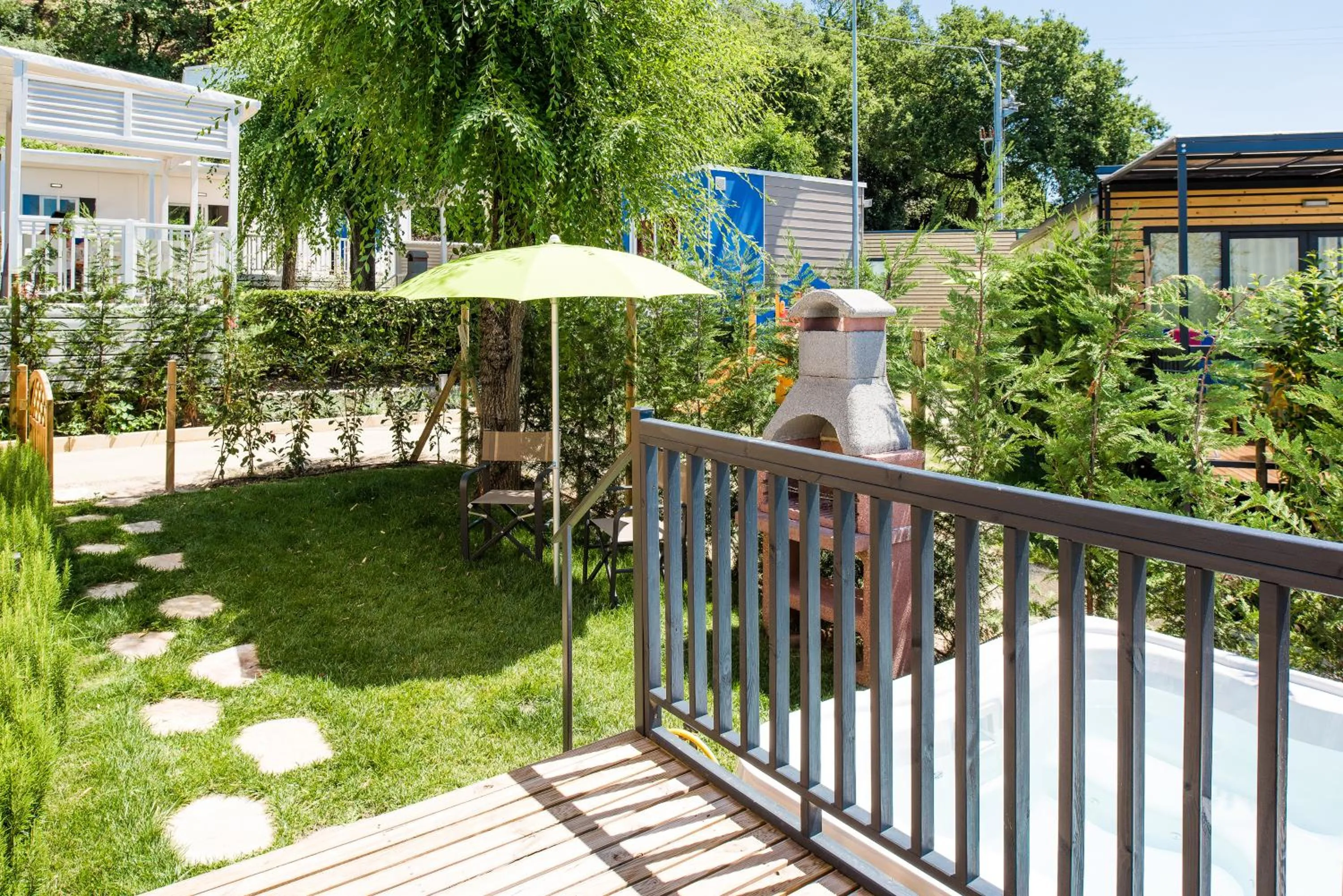 BBQ facilities in La Rocca Camping Village