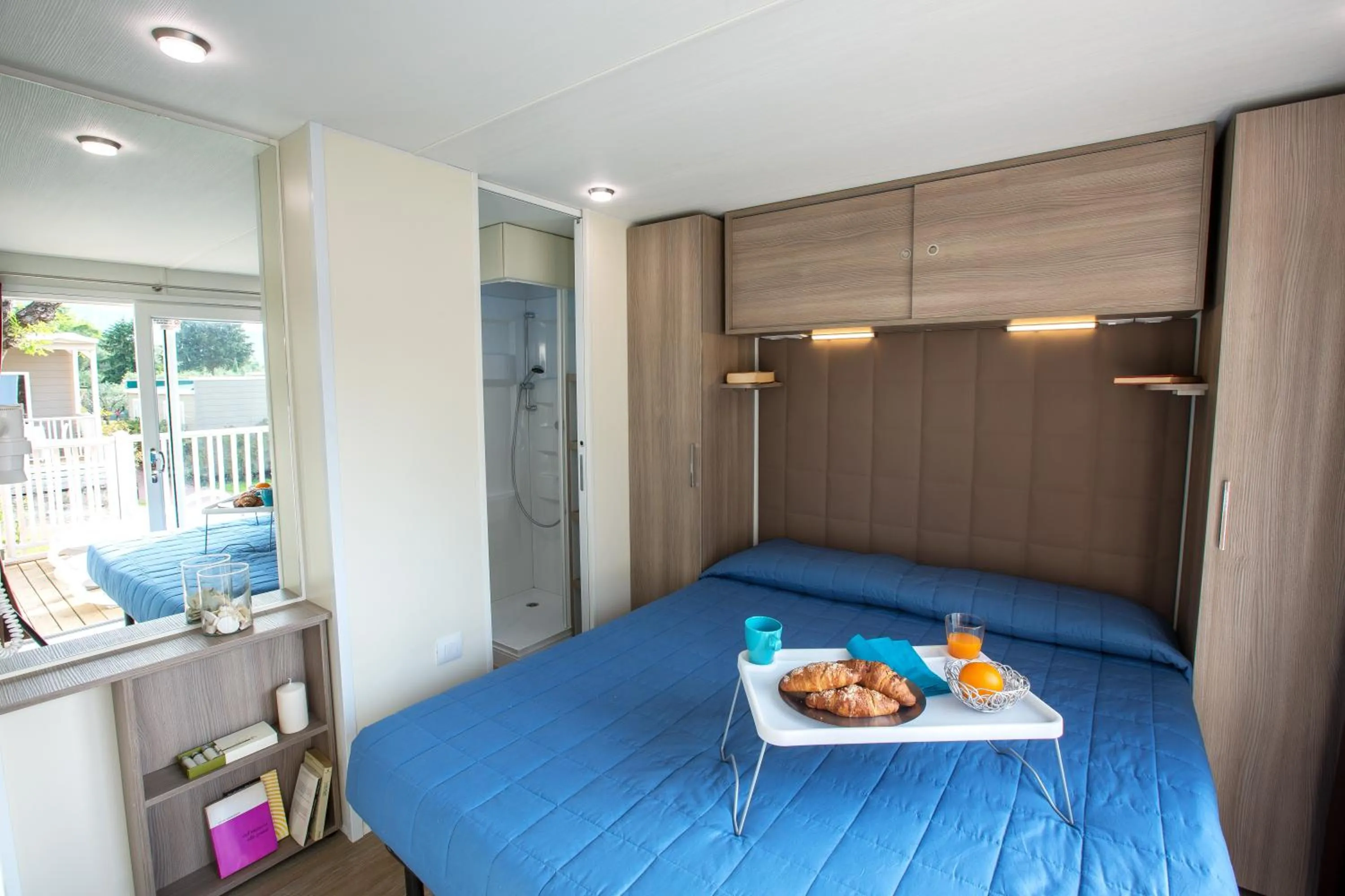 Bedroom, Bed in La Rocca Camping Village