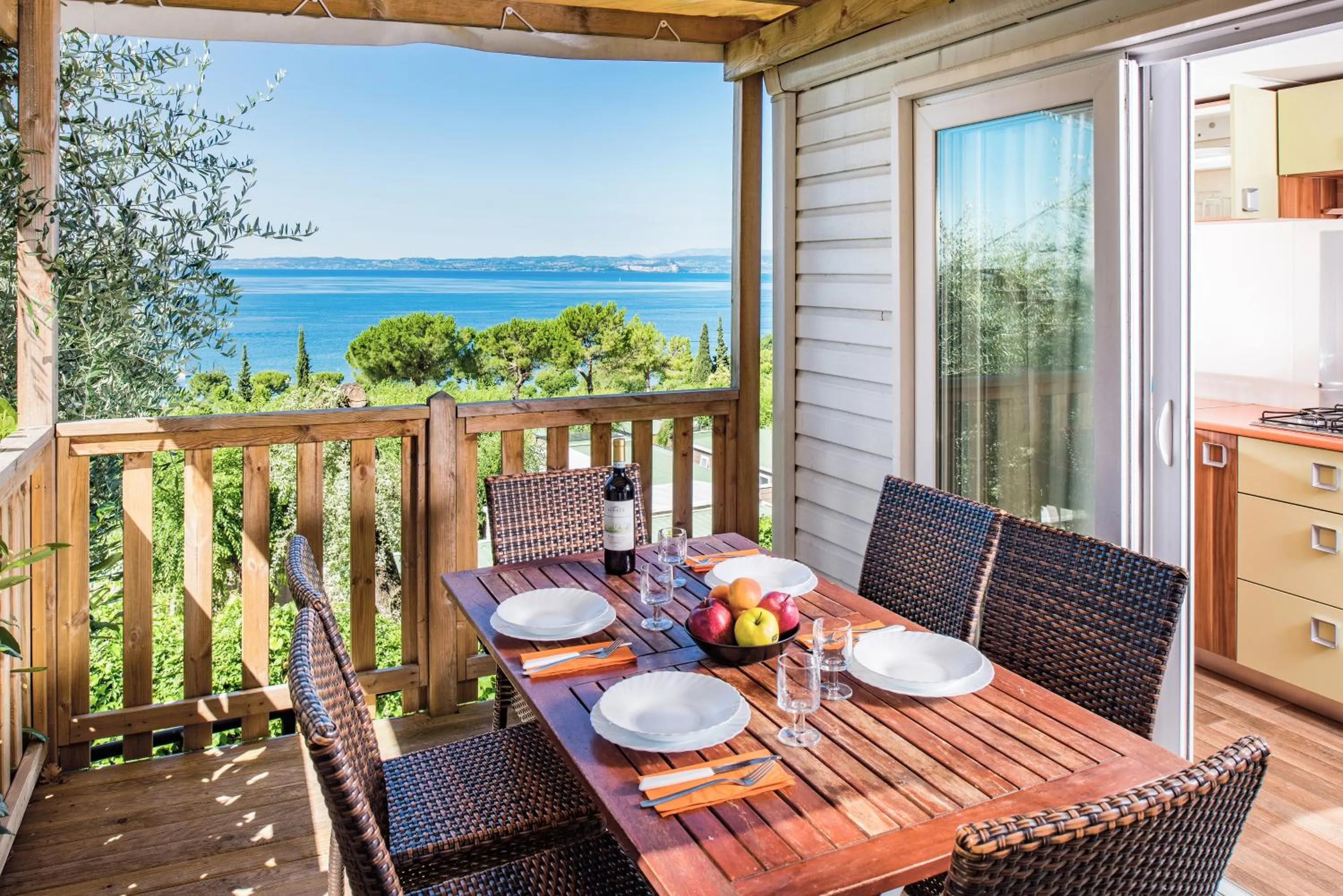 Balcony/Terrace in La Rocca Camping Village