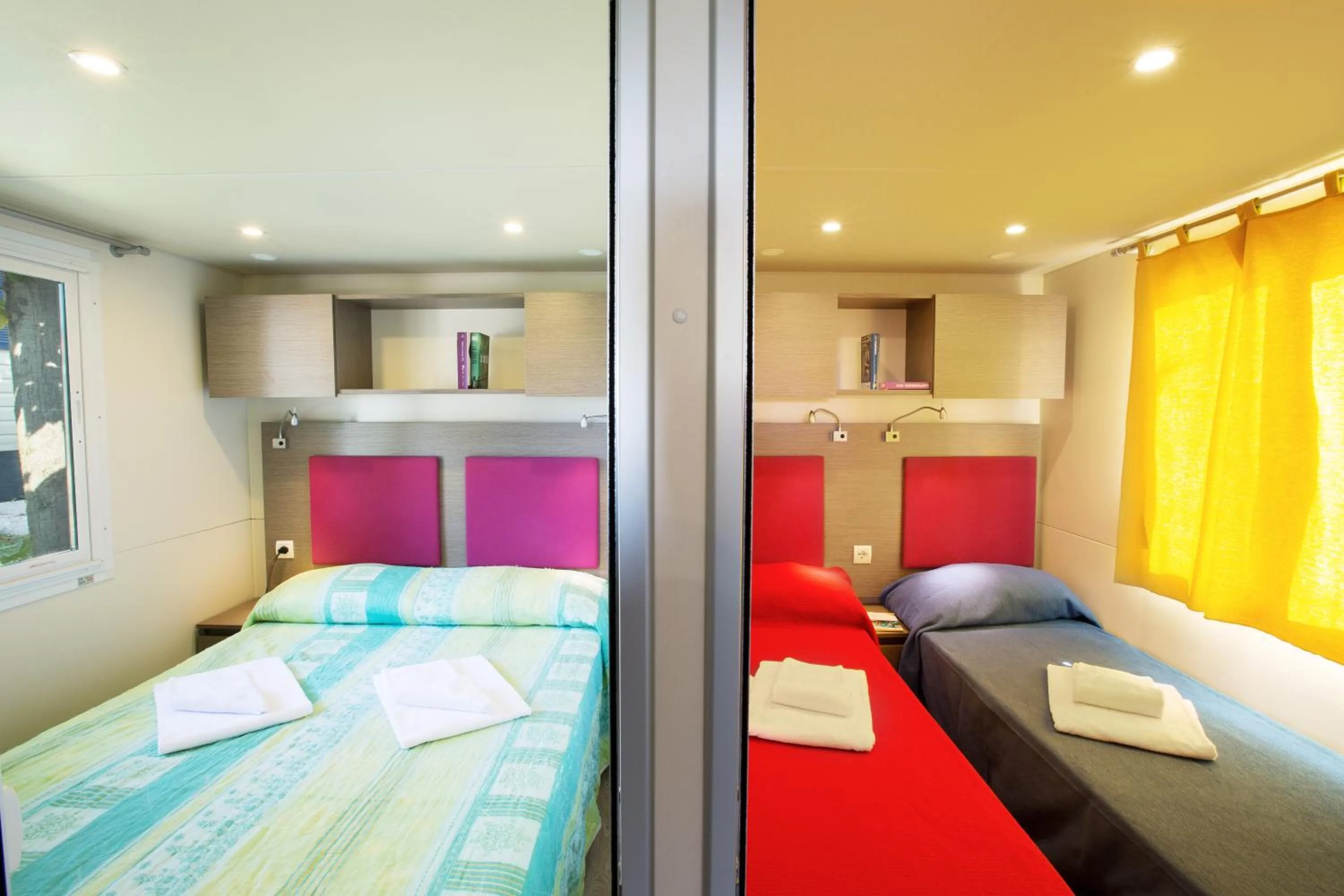 Bedroom, Bed in La Rocca Camping Village