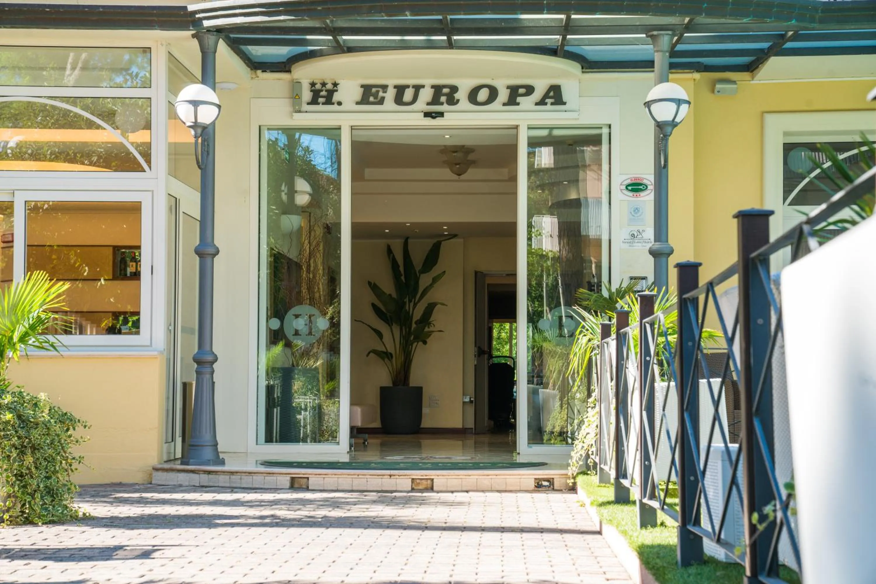 Facade/entrance in Hotel Europa Milano Marittima