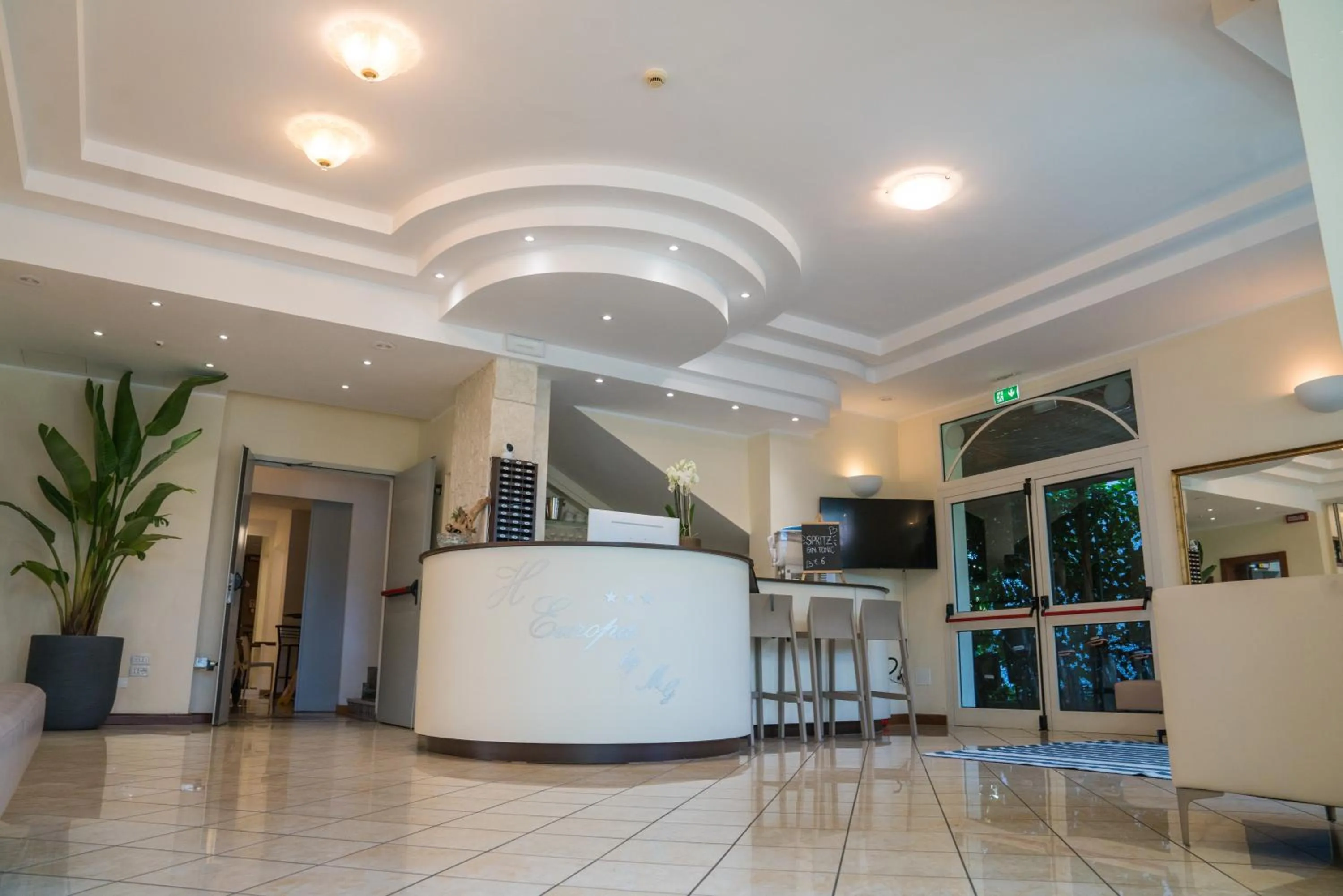Lobby or reception in Hotel Europa Milano Marittima