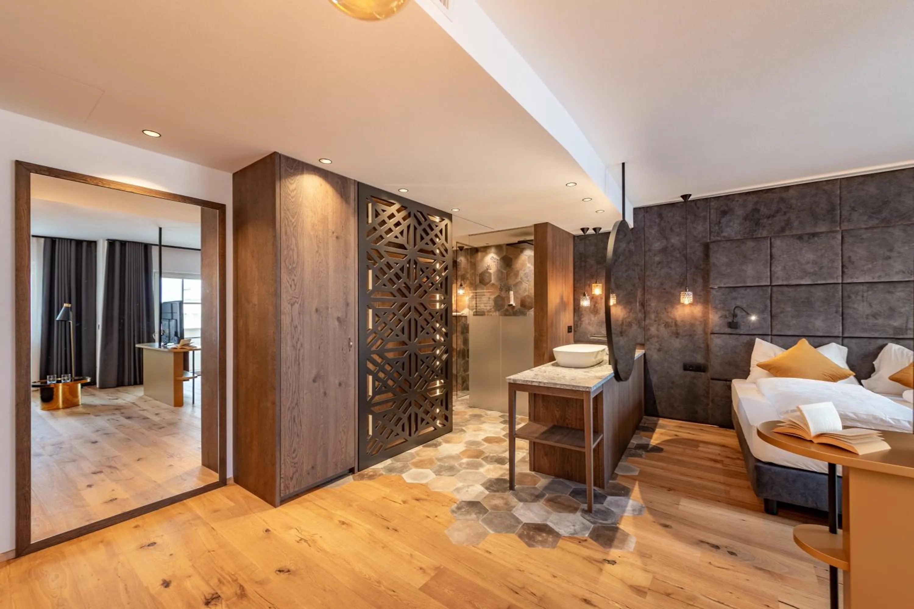 Bed in Hotel Goldene Traube