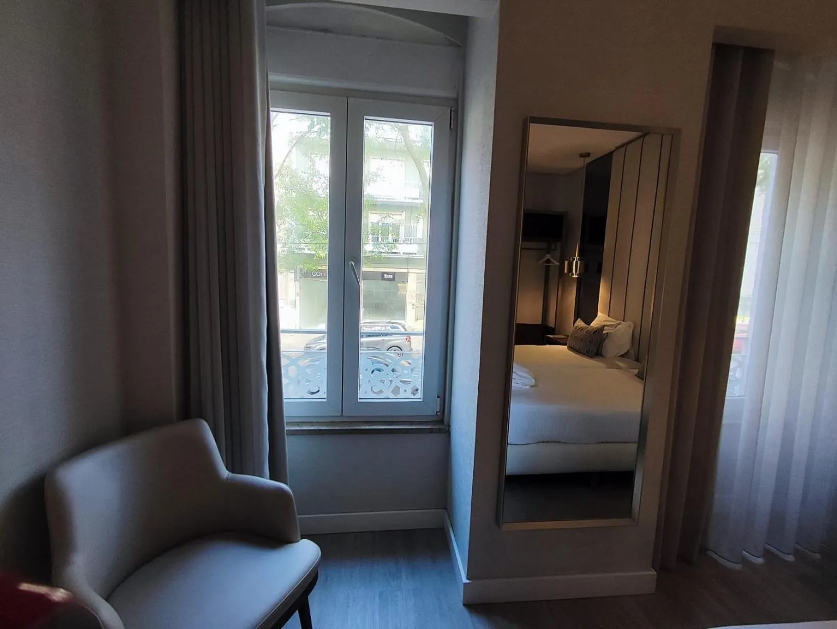 View (from property/room), Bed in M'AR De AR Auria