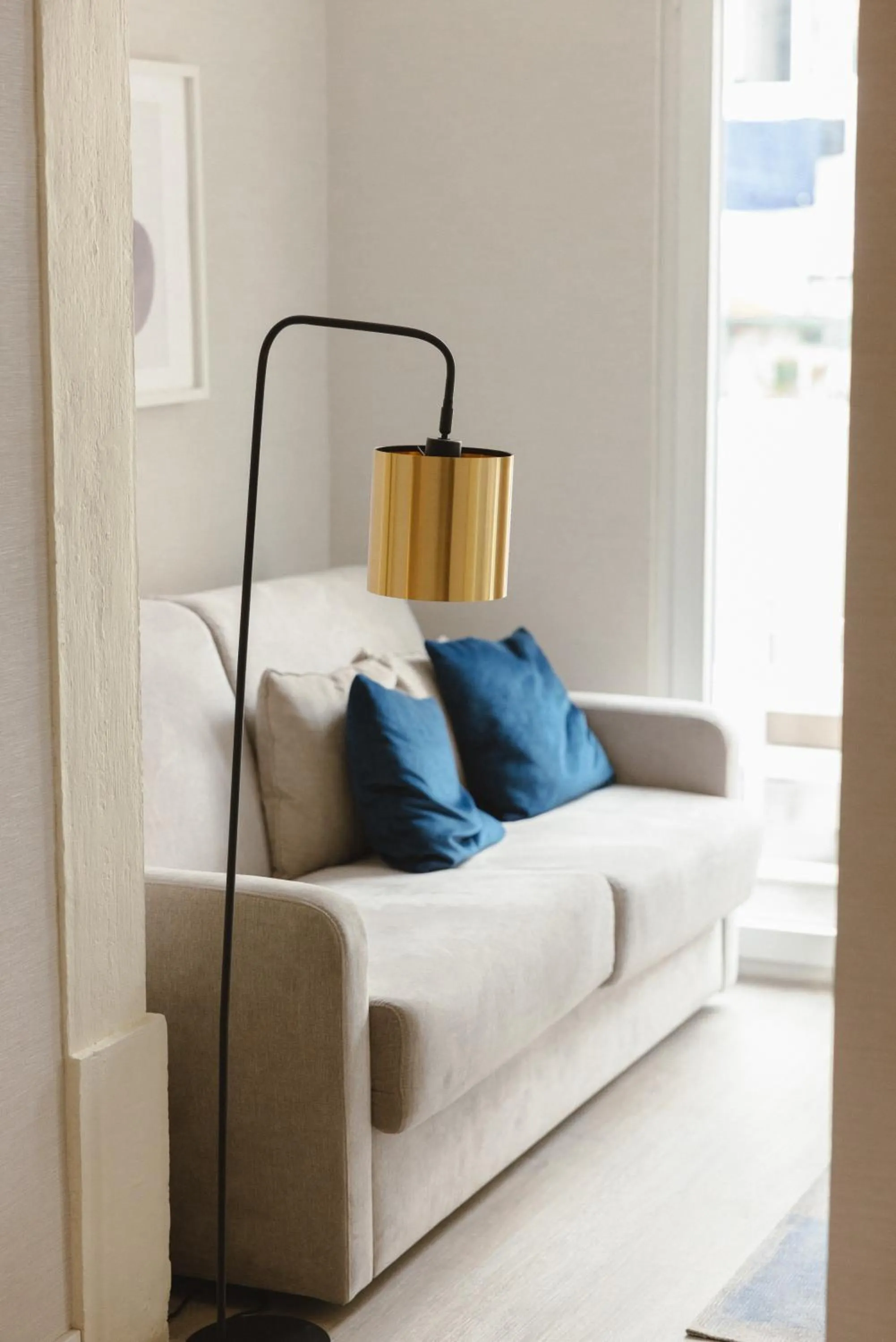 Living room, Bed in M'AR De AR Auria