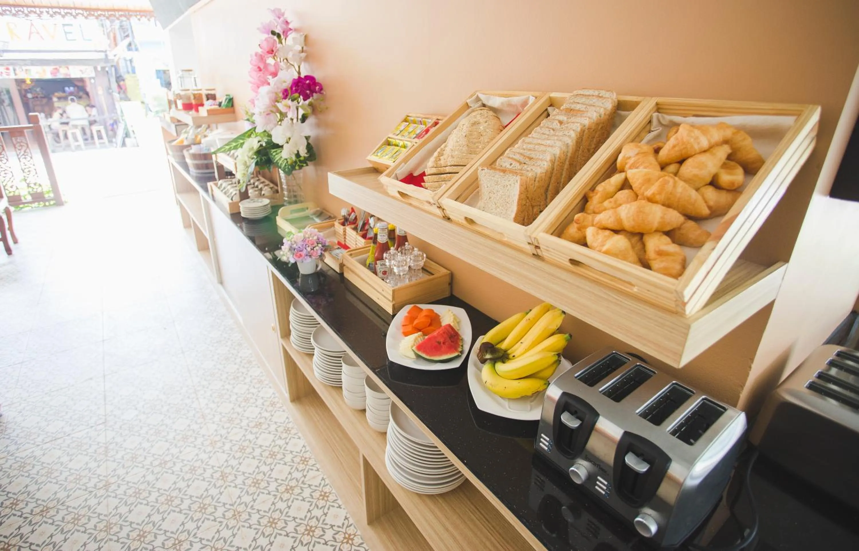 Breakfast in Chada Mantra Hotel