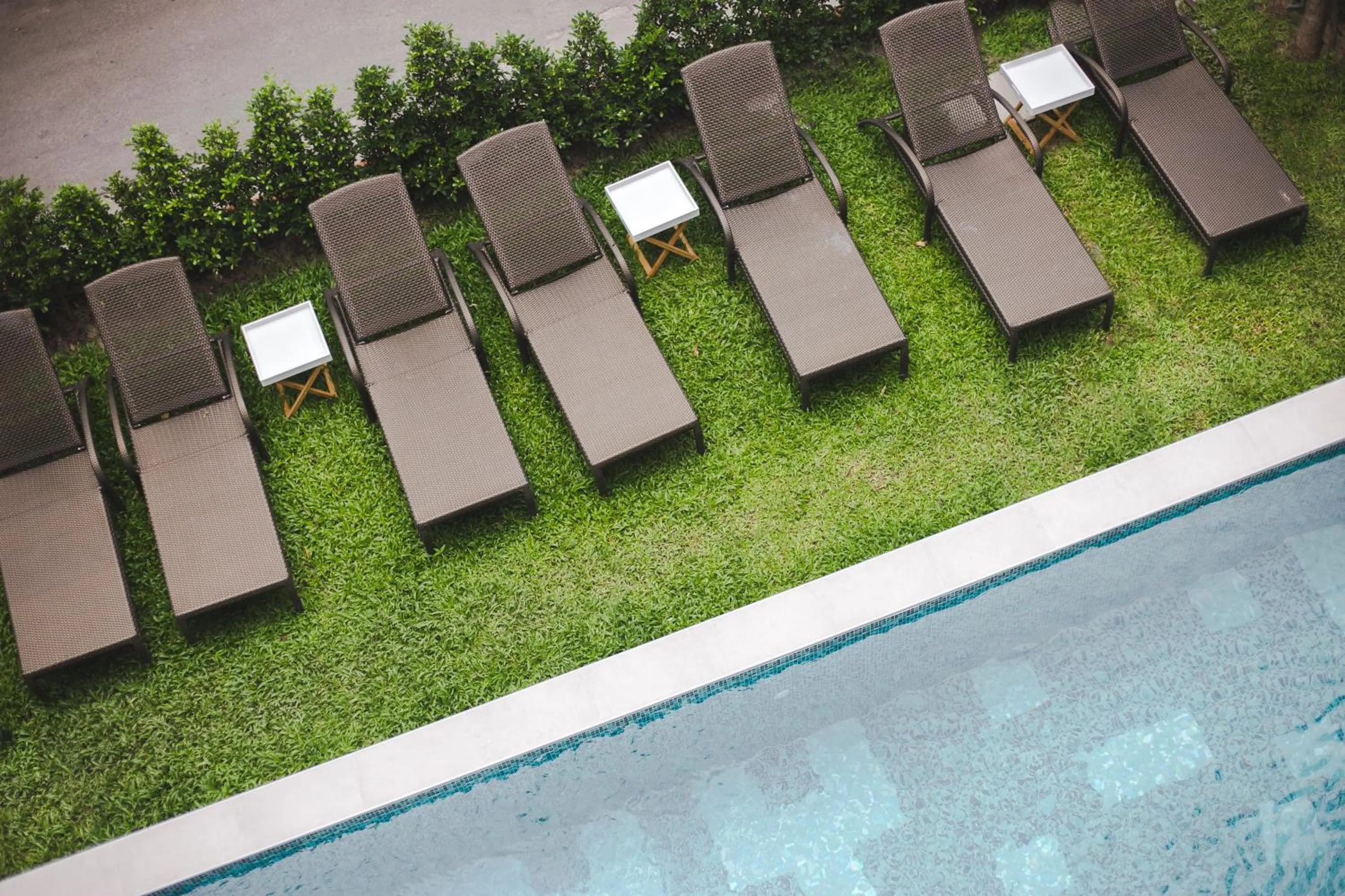 Pool view in Chada Mantra Hotel