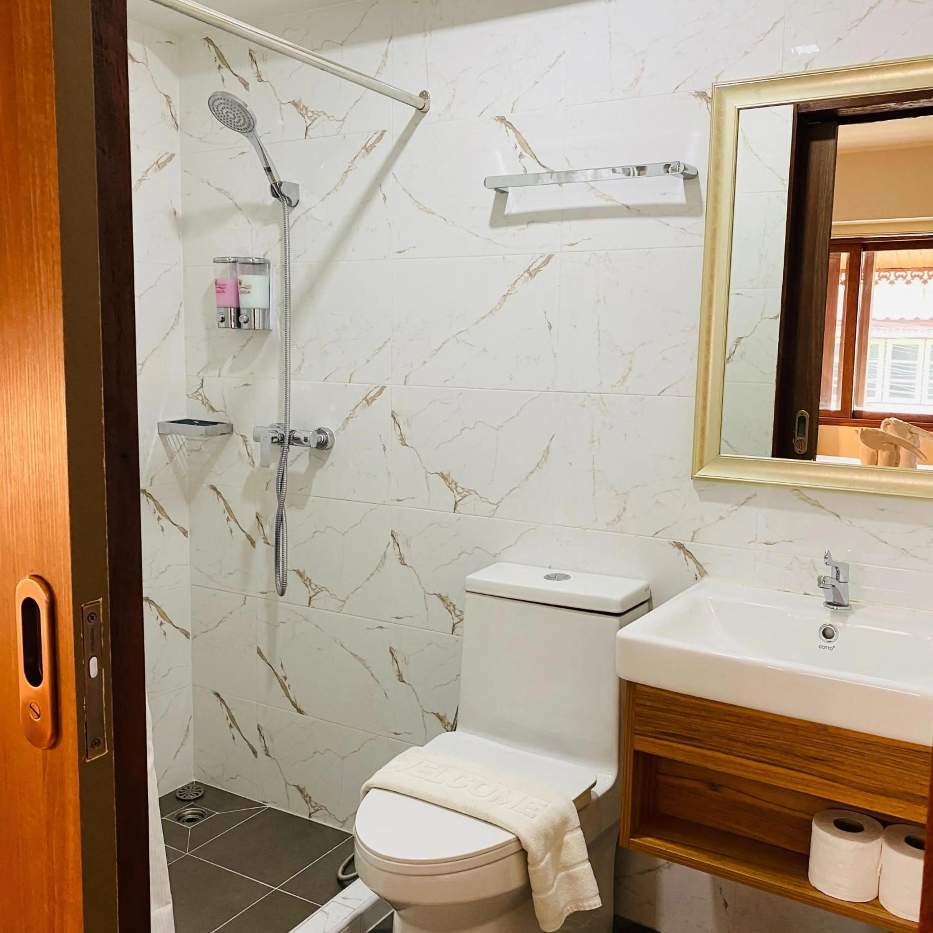 Bathroom in Chada Mantra Hotel