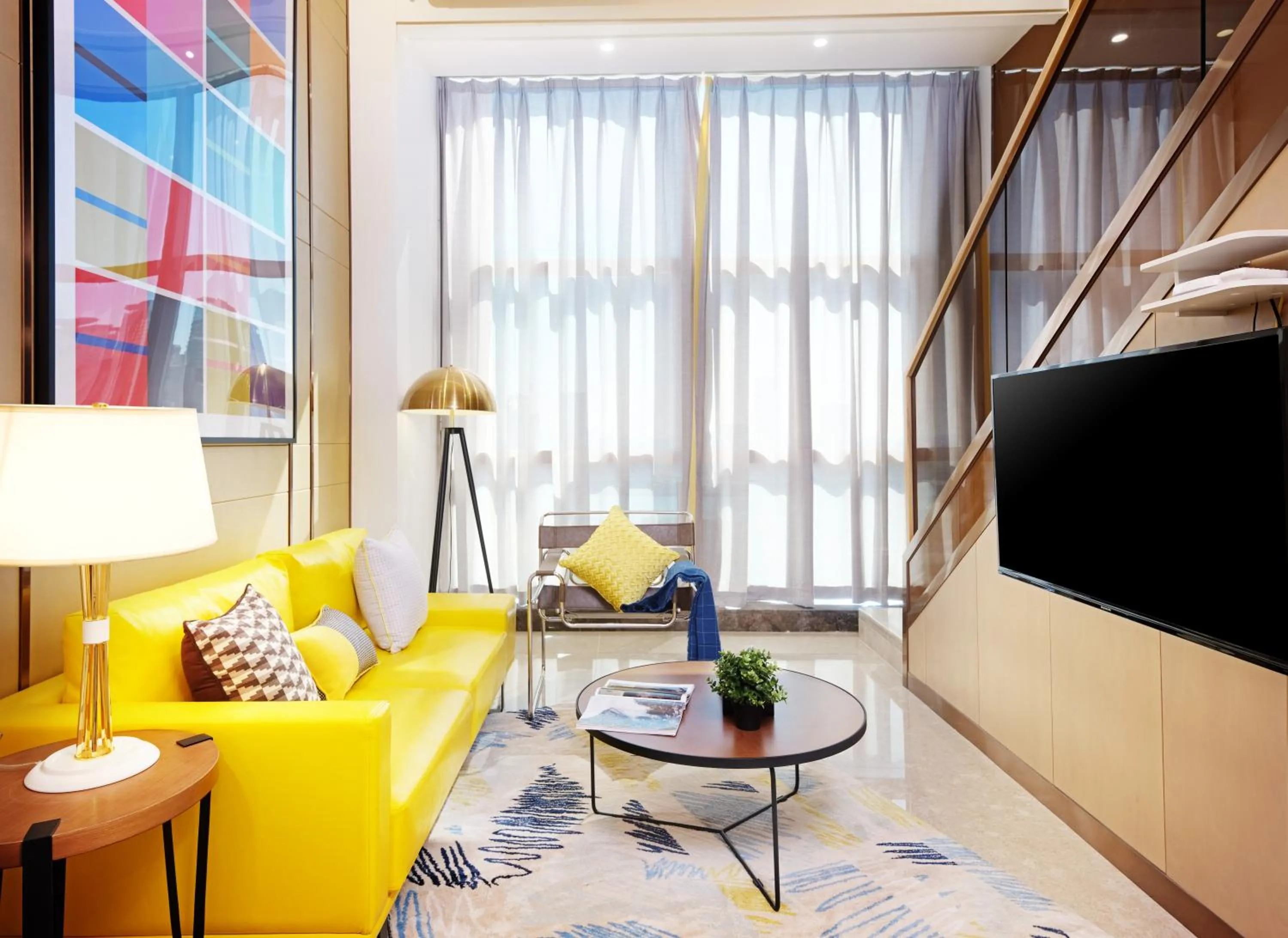 Living room in Royal Star Apartment(Guangzhou Central City Branch)