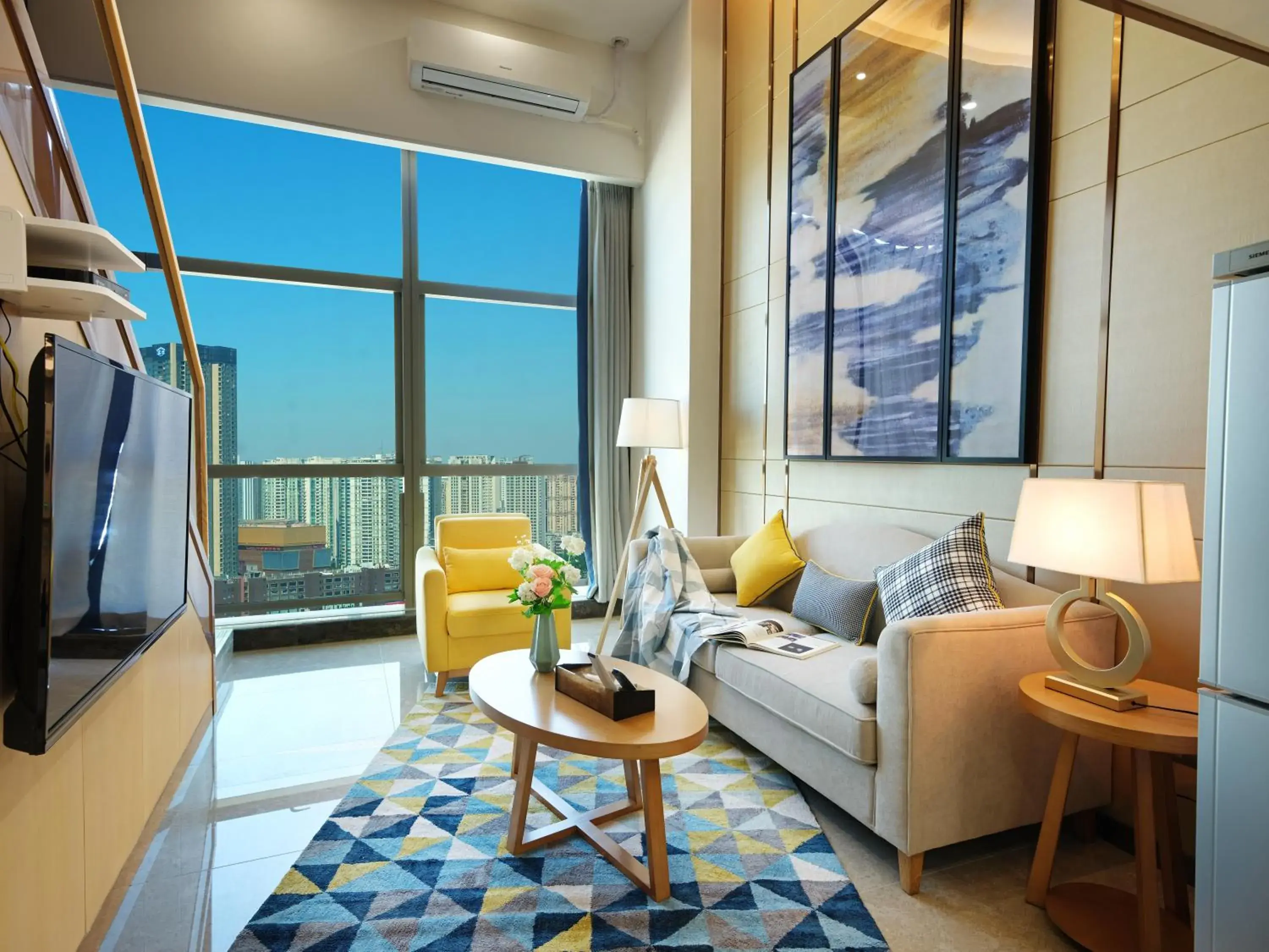 Nordic Duplex Twin bed in Royal Star Apartment(Guangzhou Central City Branch) Nordic Duplex Twin bed in Royal Star Apartment(Guangzhou Central City Branch)