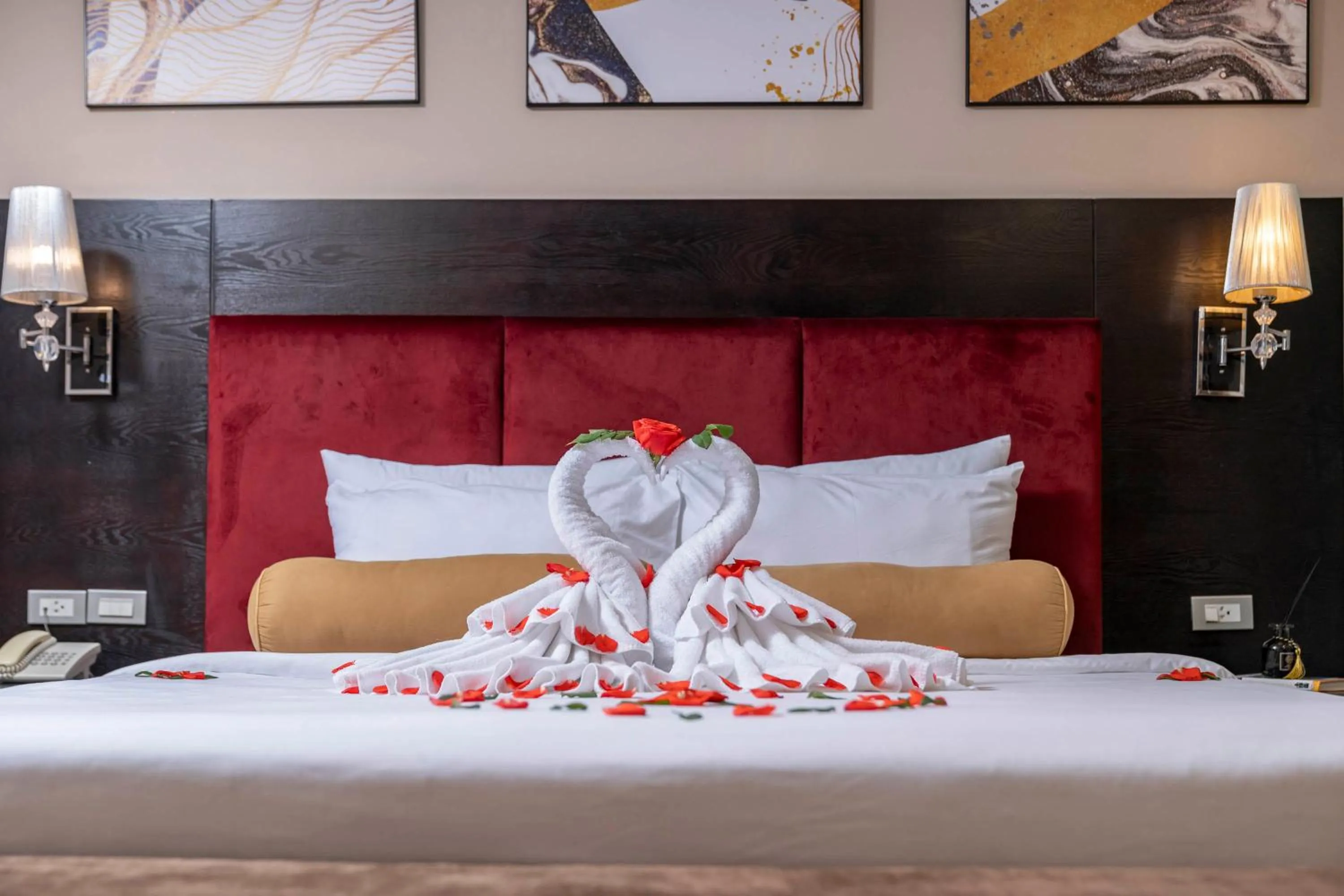 Bed in Beryl Charm Hotel and Spa