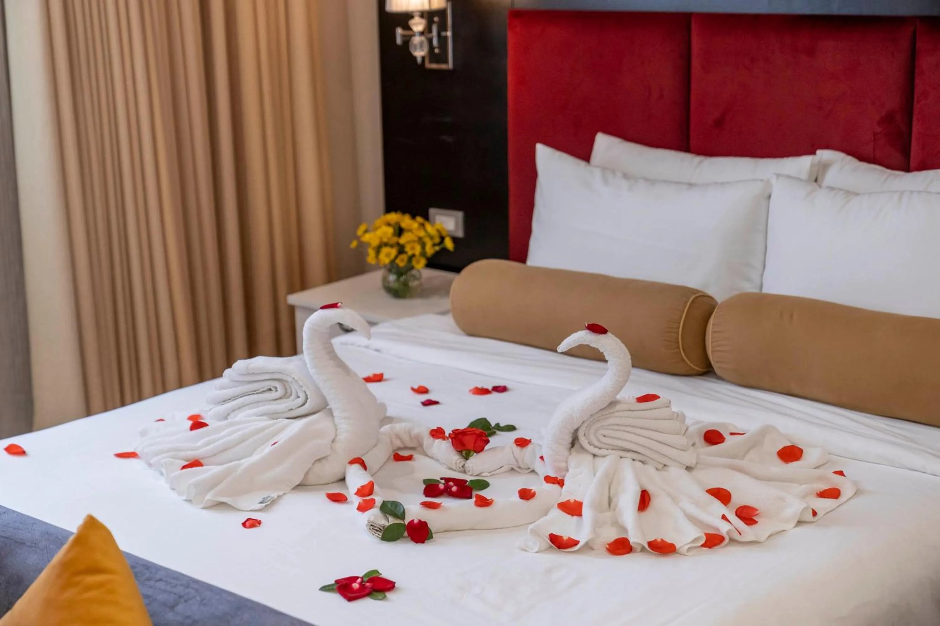 Bed in Beryl Charm Hotel and Spa