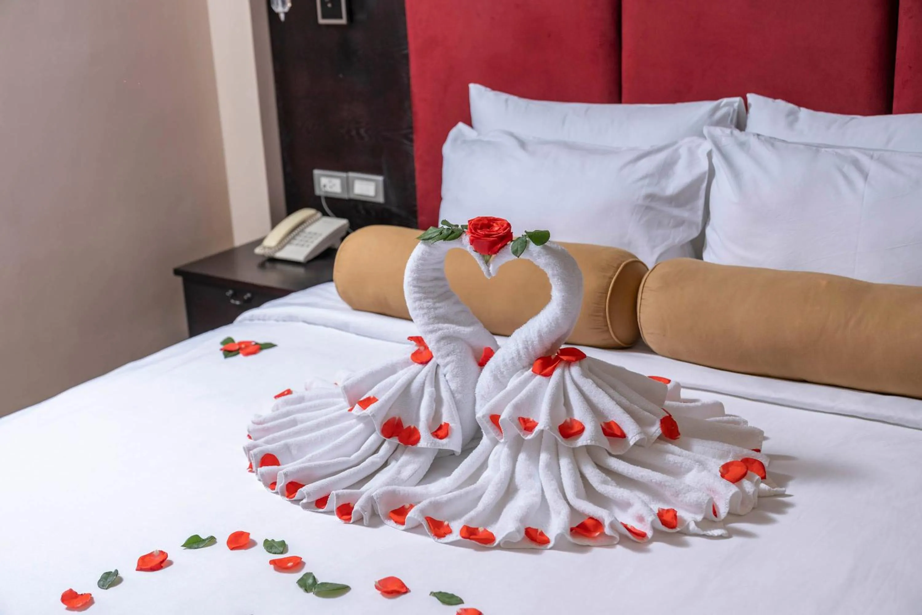 Bed in Beryl Charm Hotel and Spa