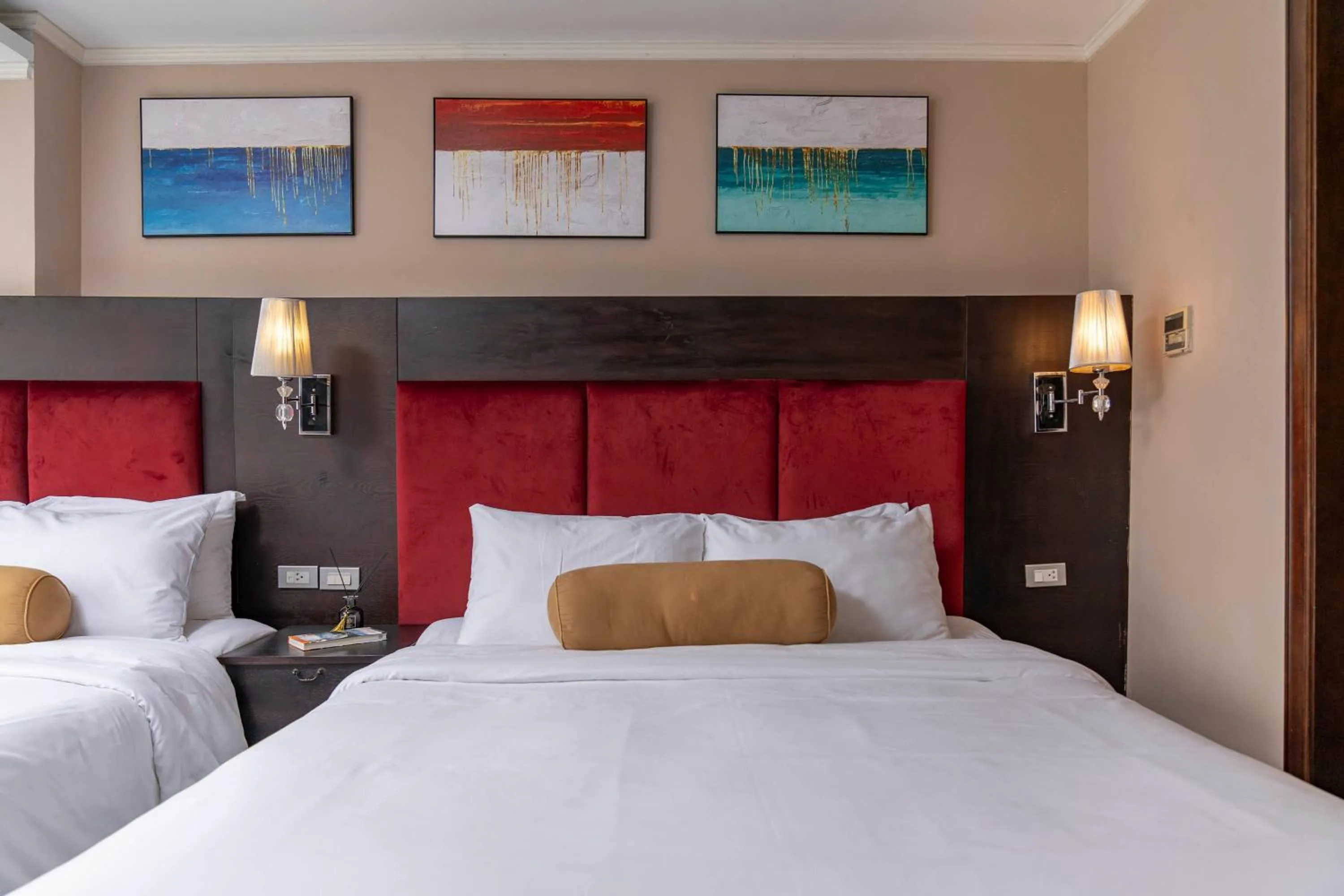 Bed in Beryl Charm Hotel and Spa