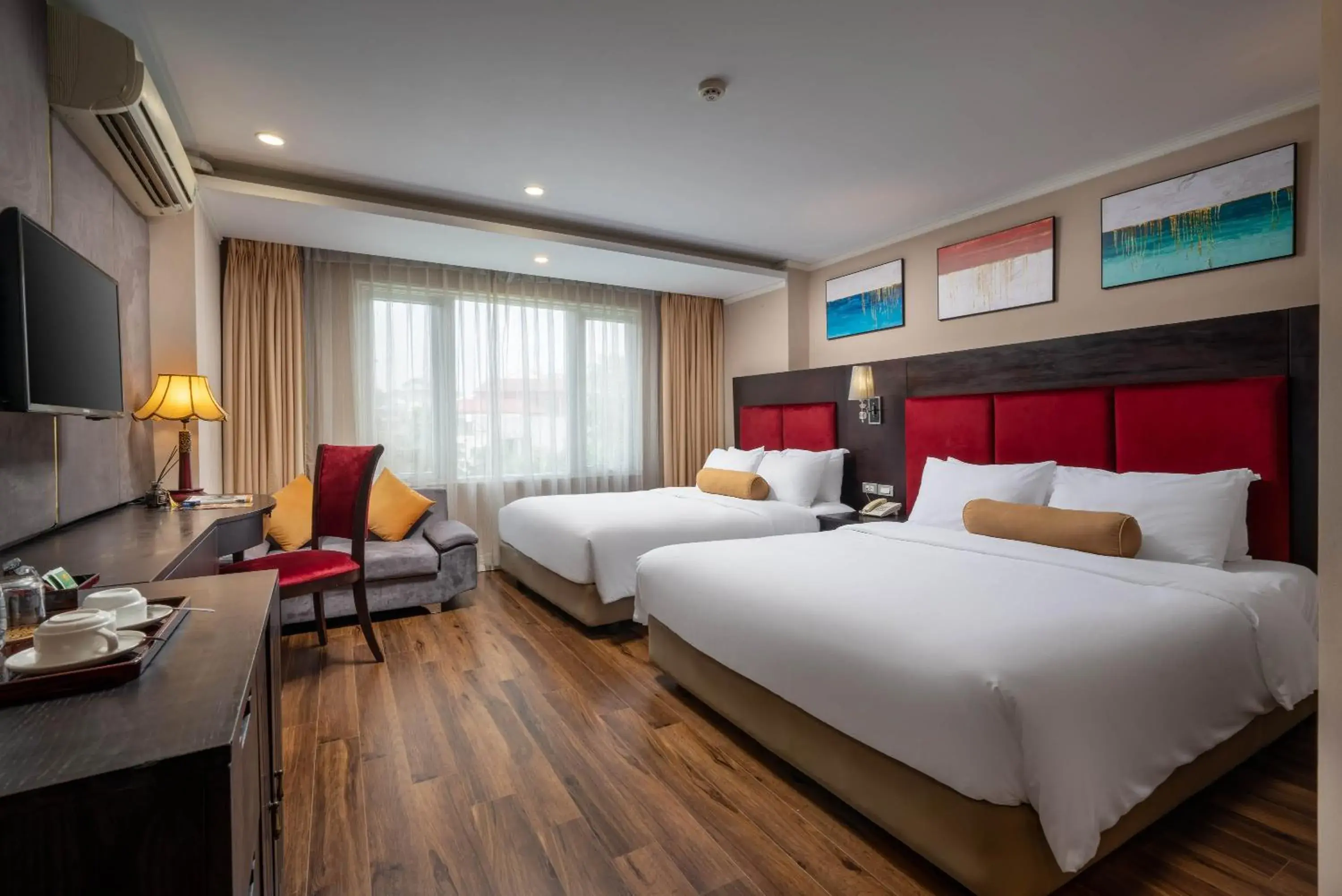 Quadruple Room with City View in Beryl Charm Hotel and Spa Quadruple Room with City View in Beryl Charm Hotel and Spa