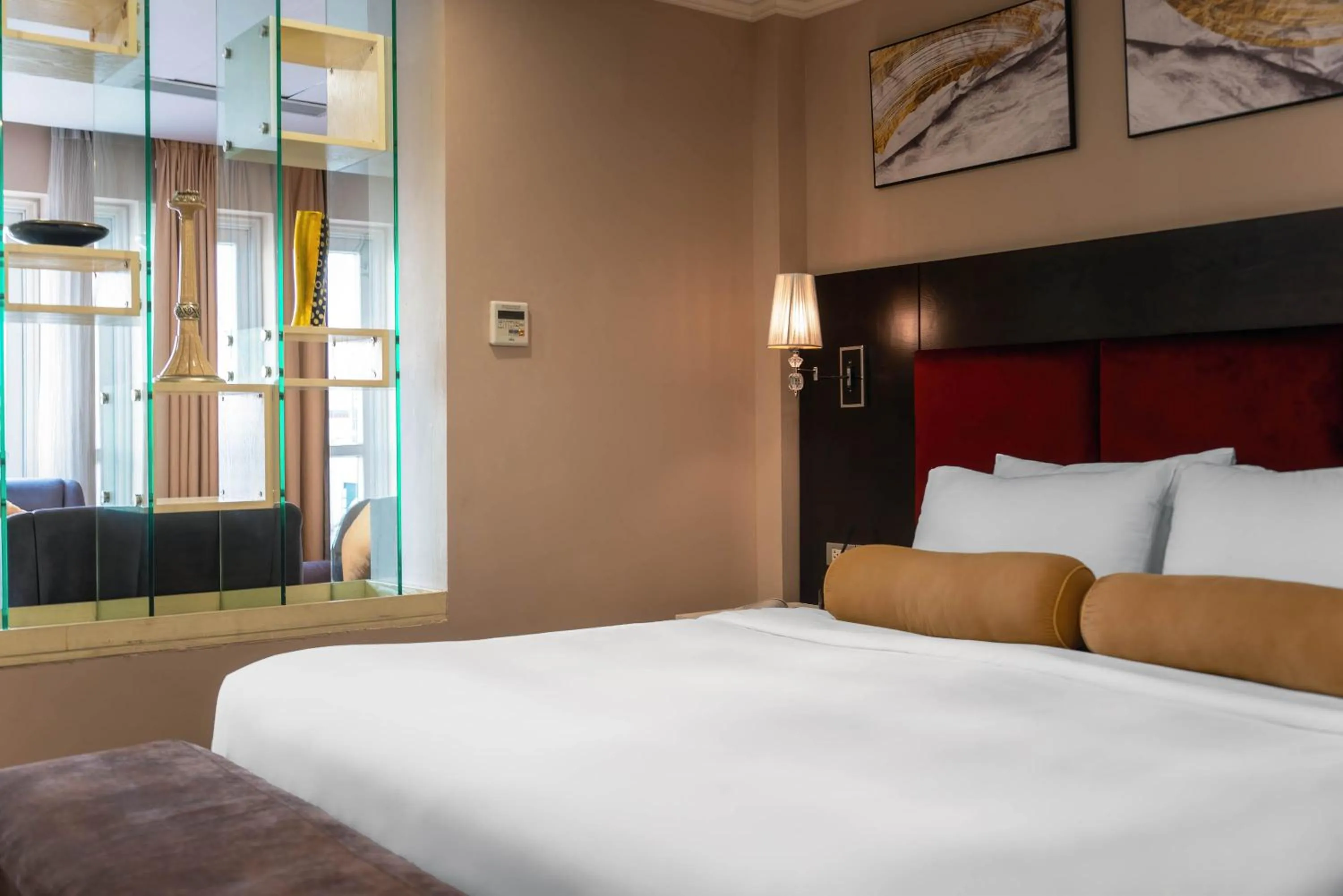 Bed in Beryl Charm Hotel and Spa