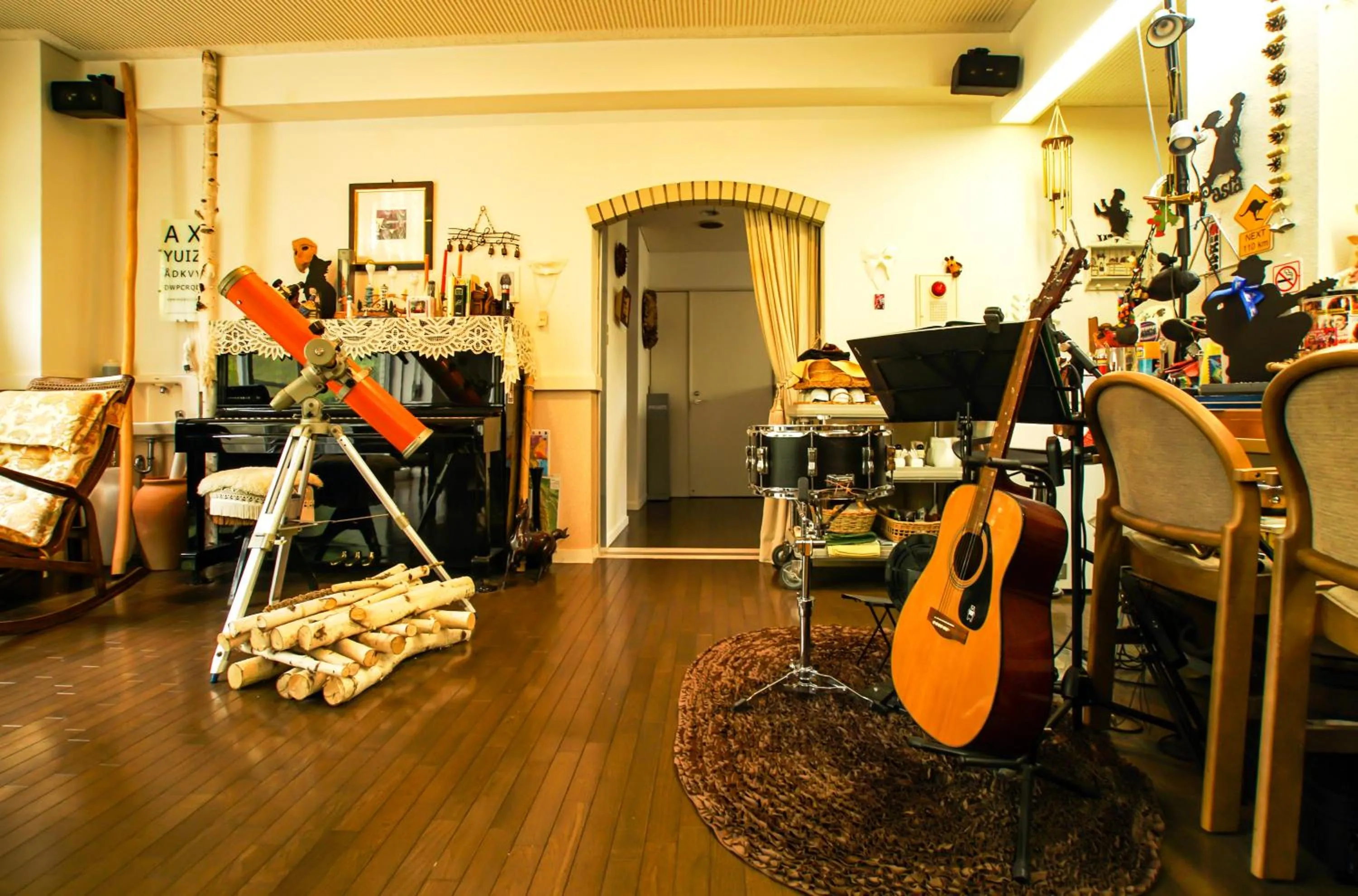 Lobby or reception in Pension Entre - deux - Mers