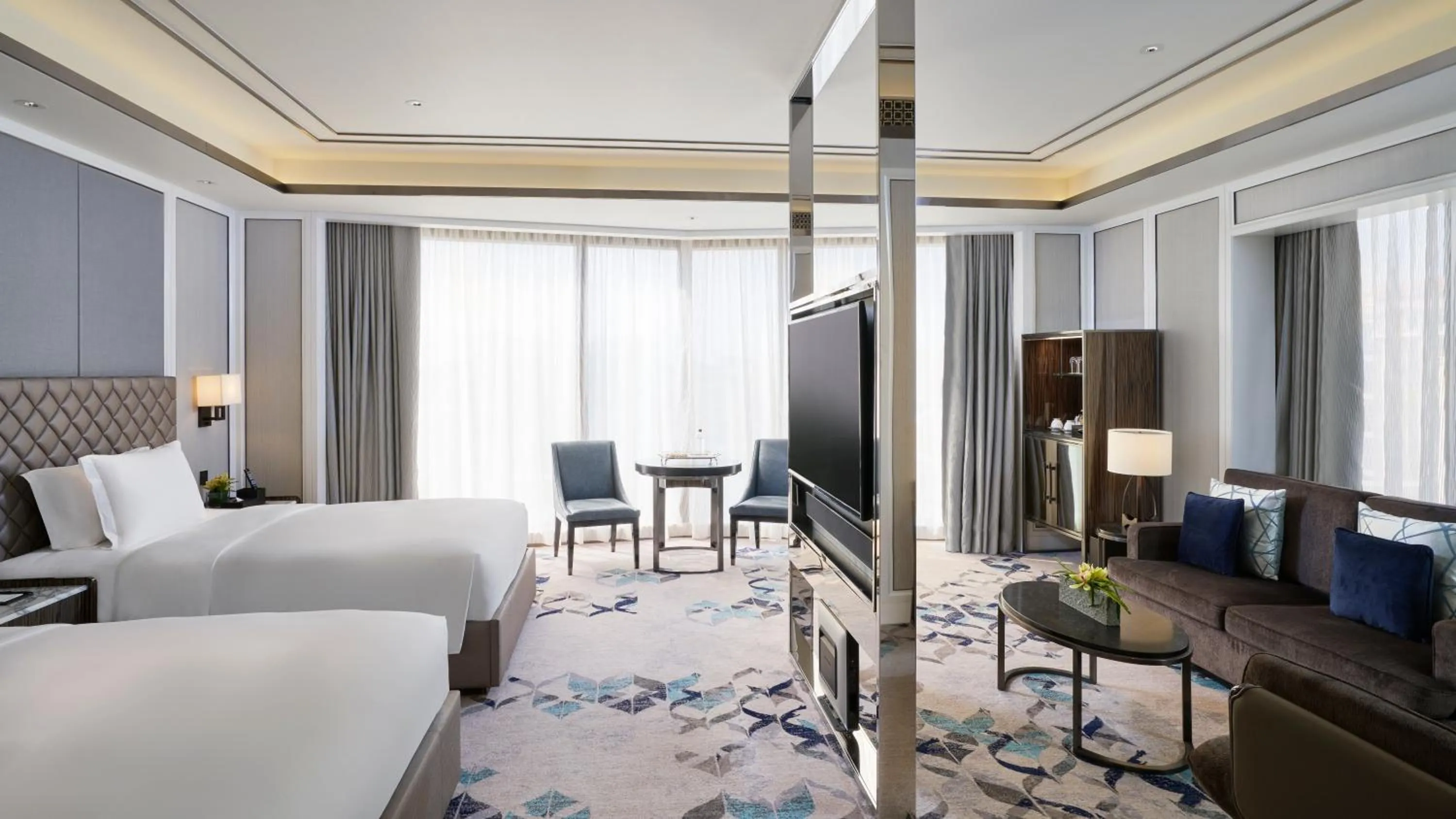 Living room in Hotel Okura Manila at Newport World Resorts