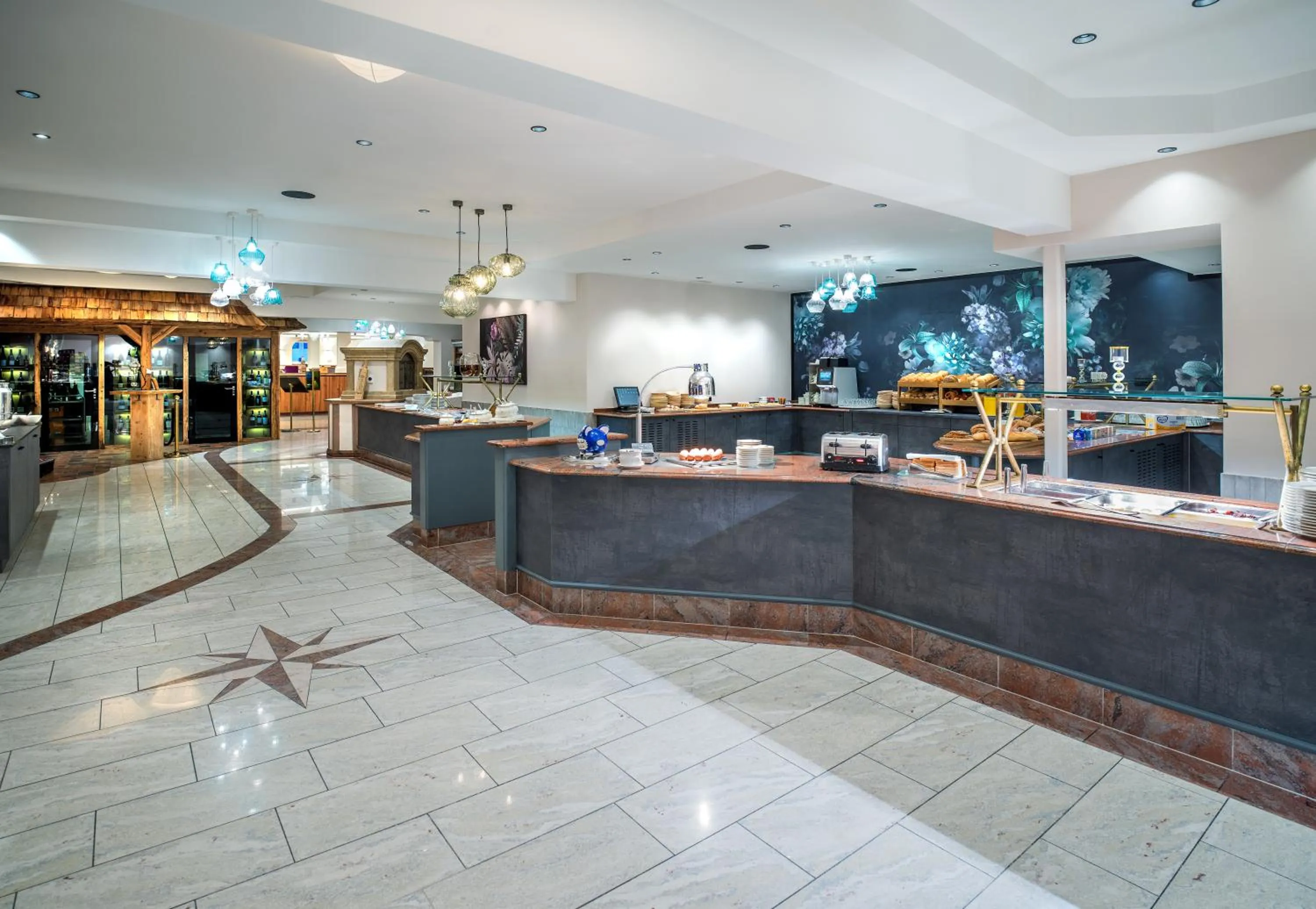 Buffet breakfast in Hotel Seehof