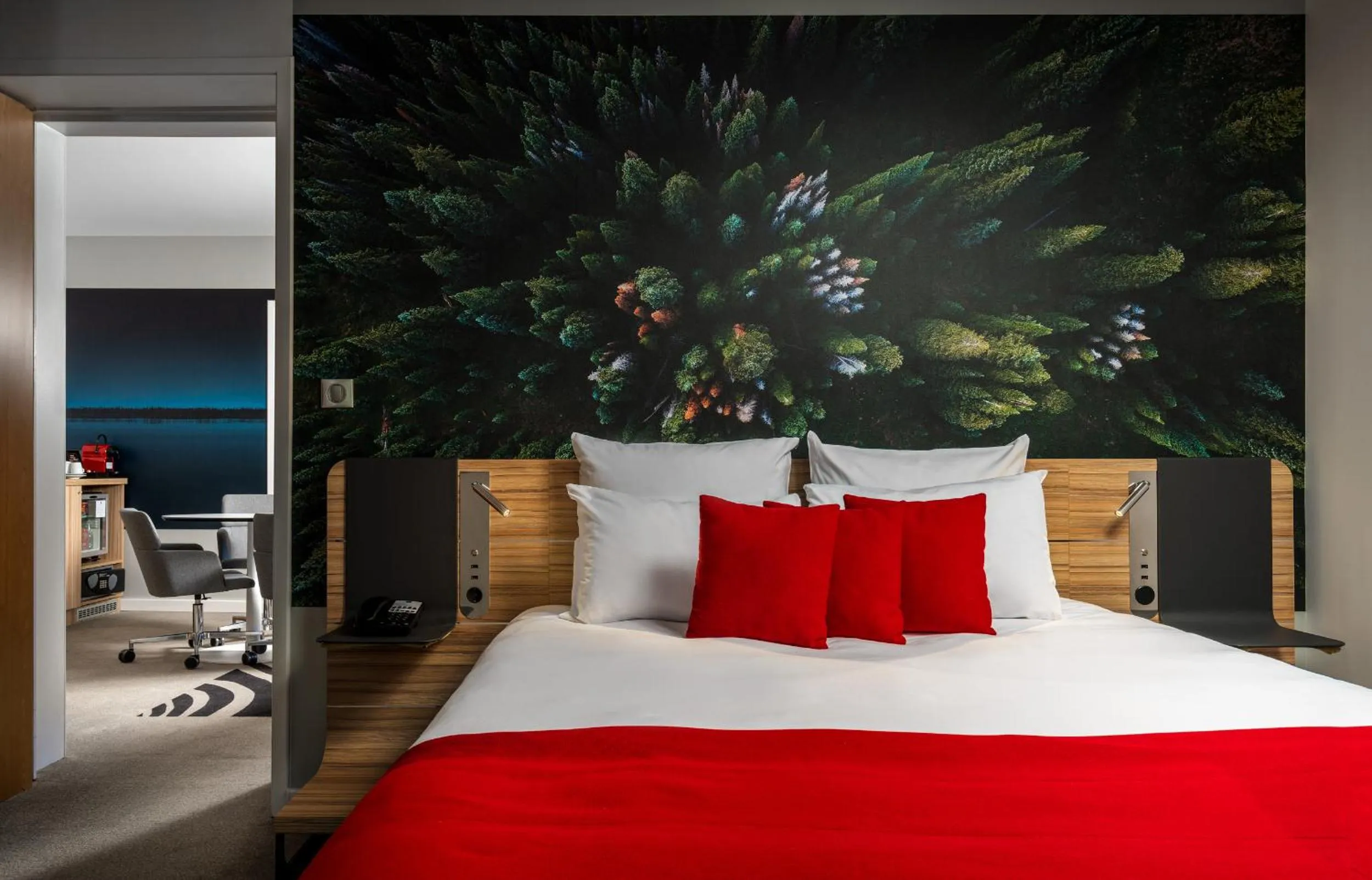 Bed in Novotel Bucharest City Centre