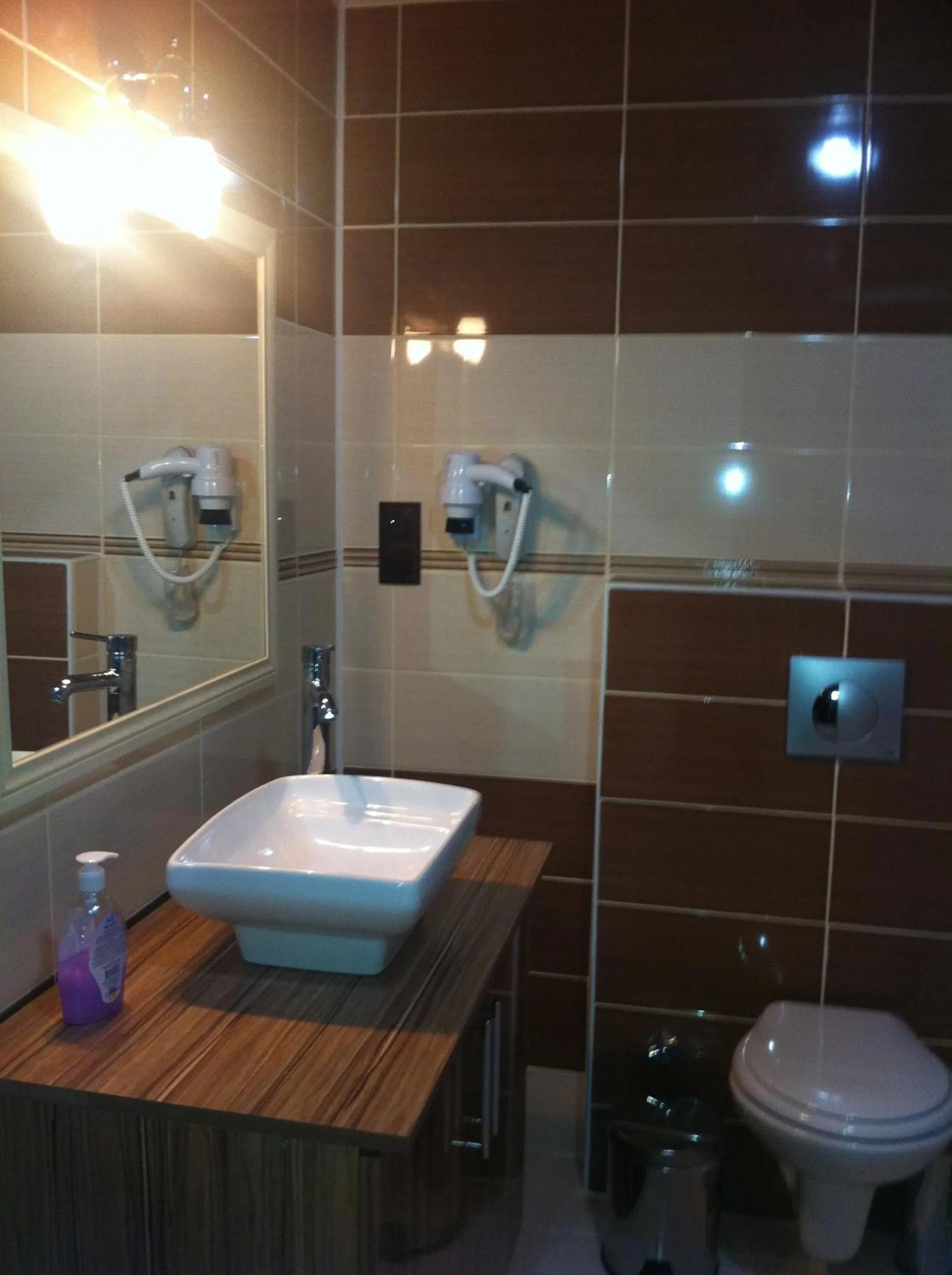 Bathroom in TJ's Hotel