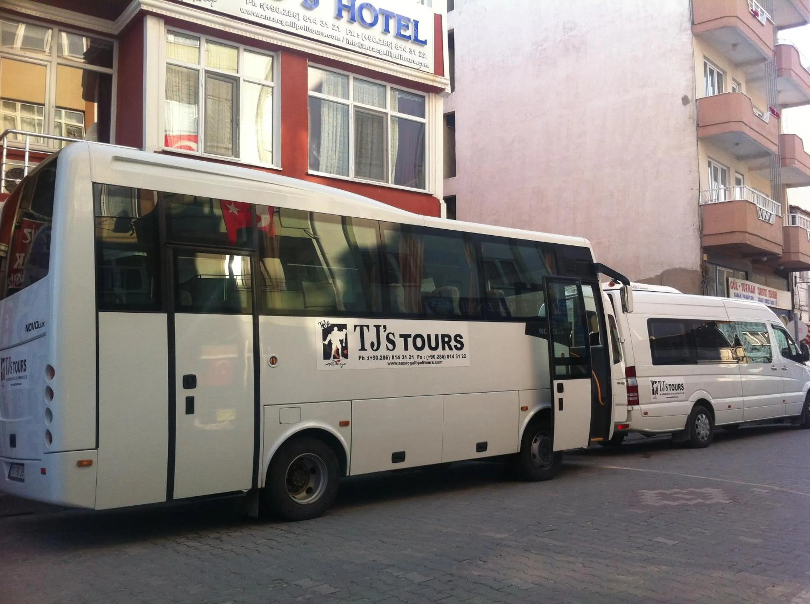 Property building in TJ's Hotel