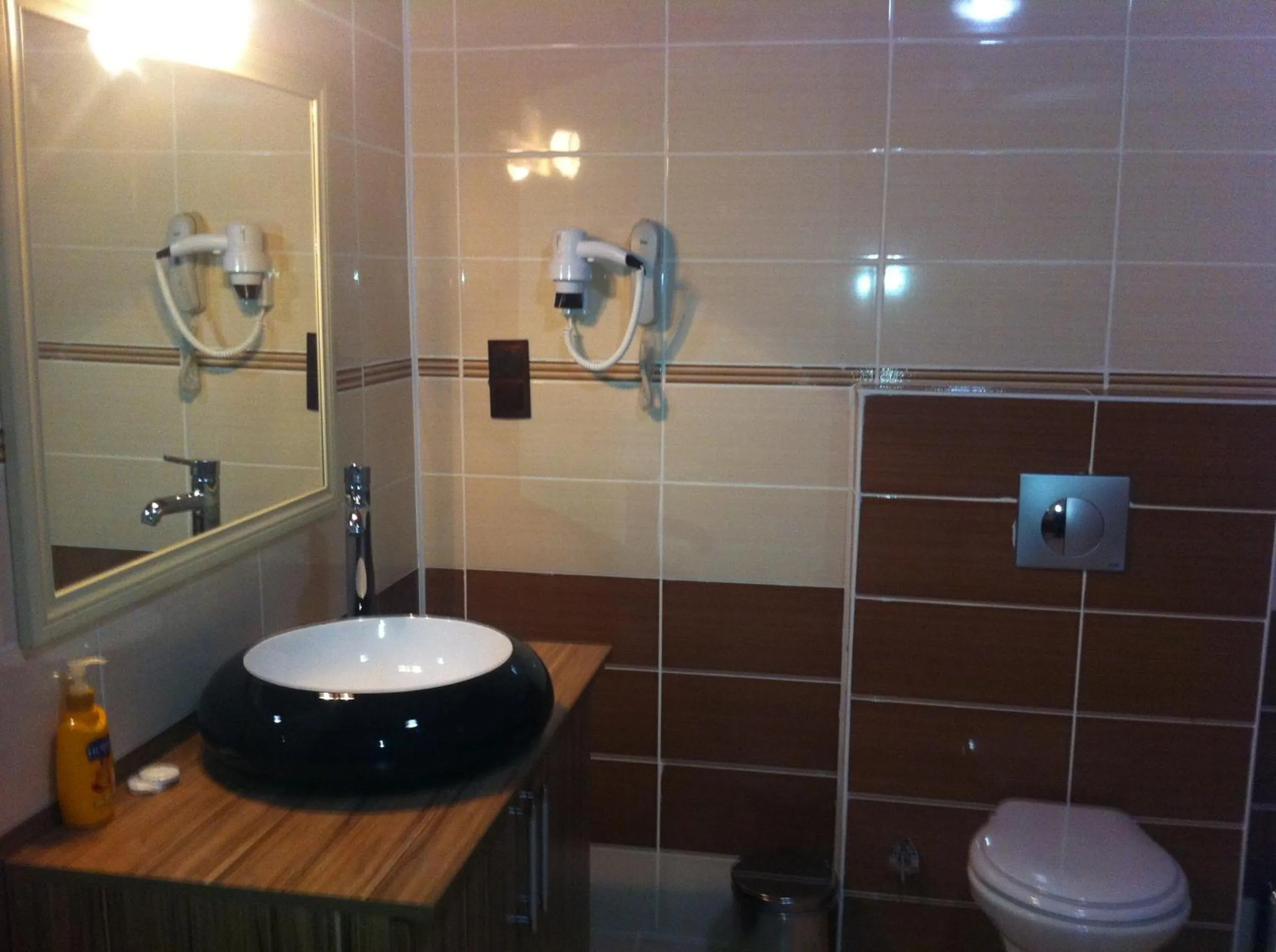 Bathroom in TJ's Hotel