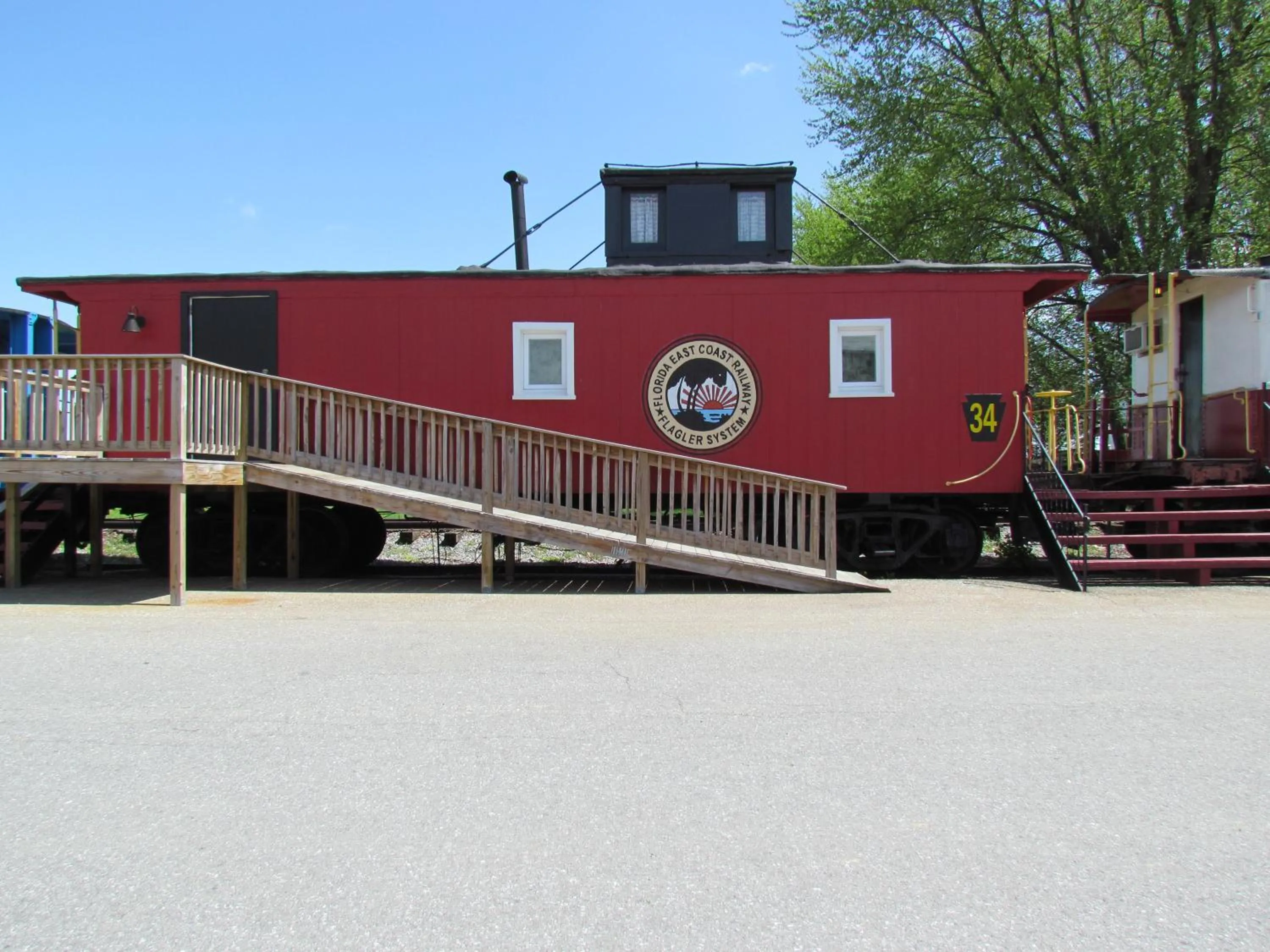 Facade/entrance in Red Caboose Motel & Restaurant