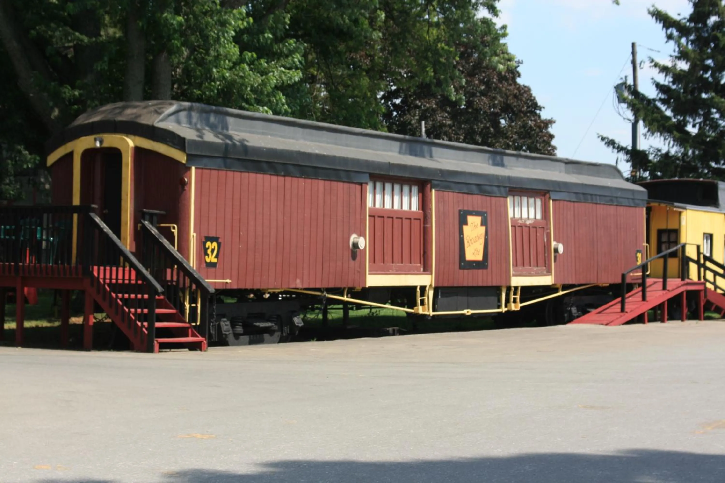 Facade/entrance in Red Caboose Motel & Restaurant
