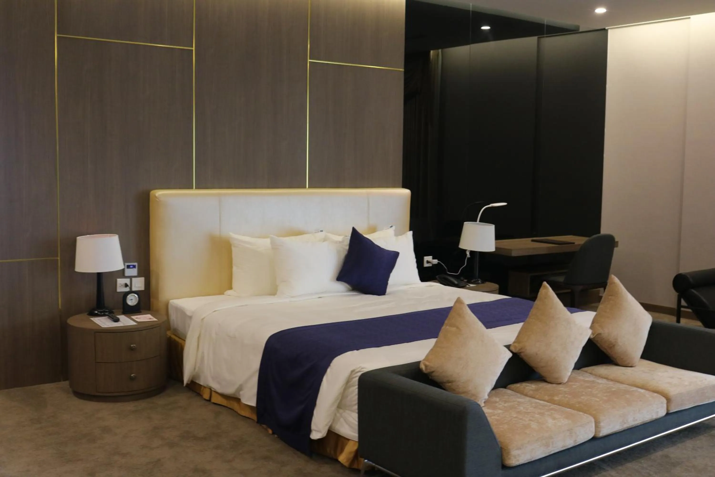 Bed in Muong Thanh Luxury Son La