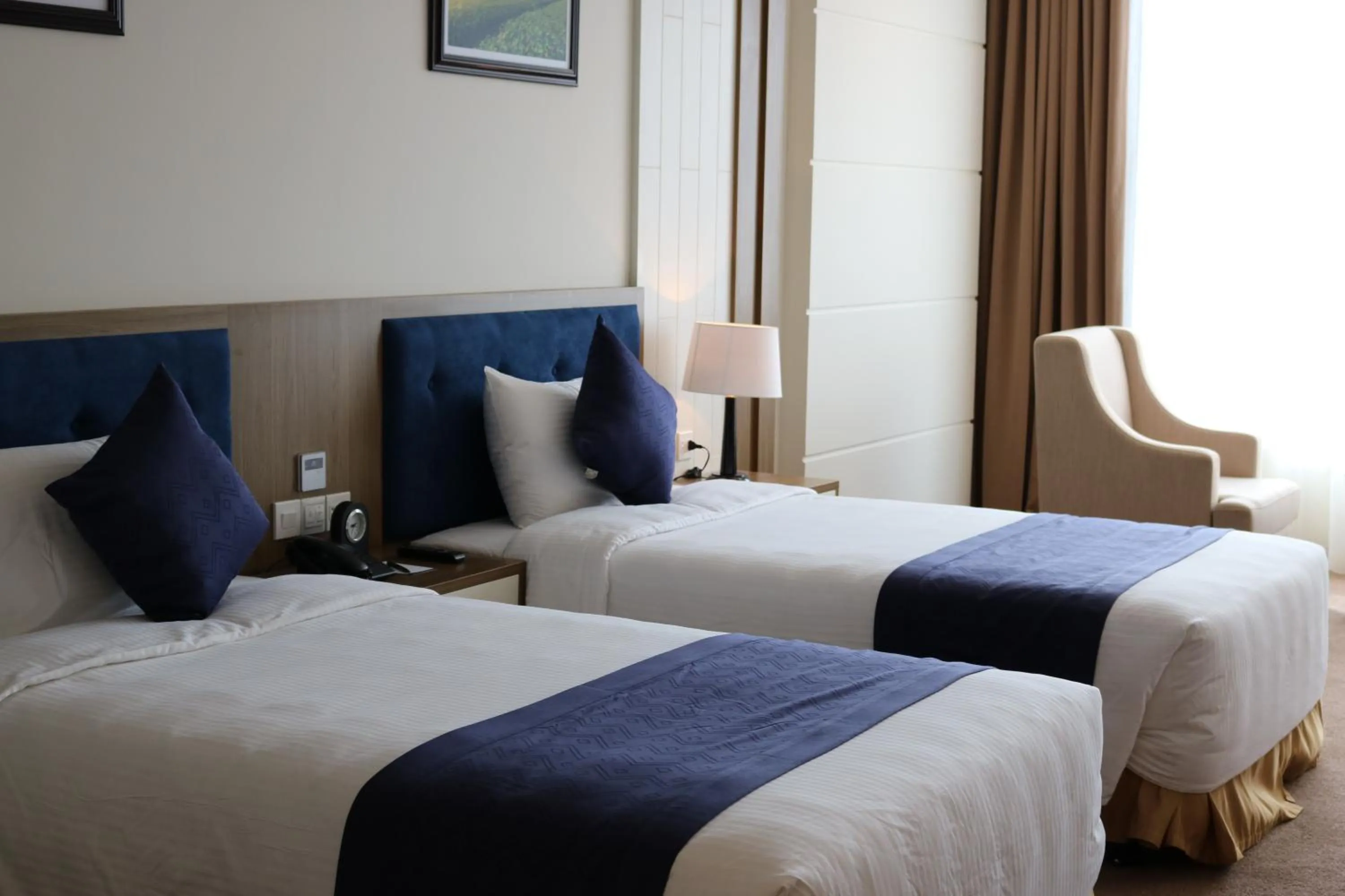 Bed in Muong Thanh Luxury Son La