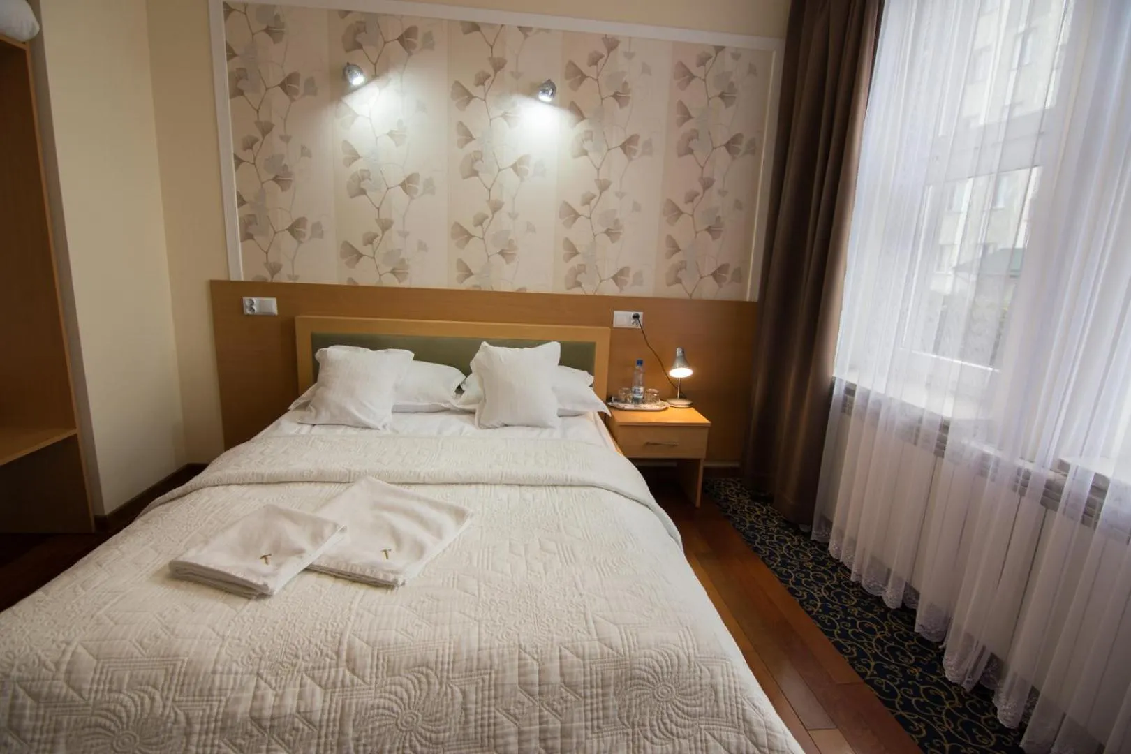 Bed in Hotel Trojka