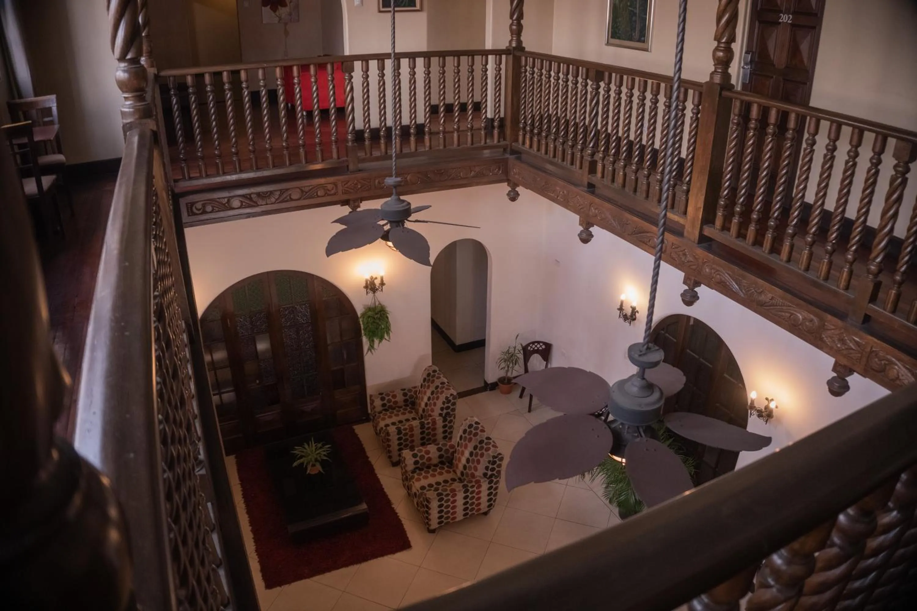 Decorative detail in Hotel Casa Colon