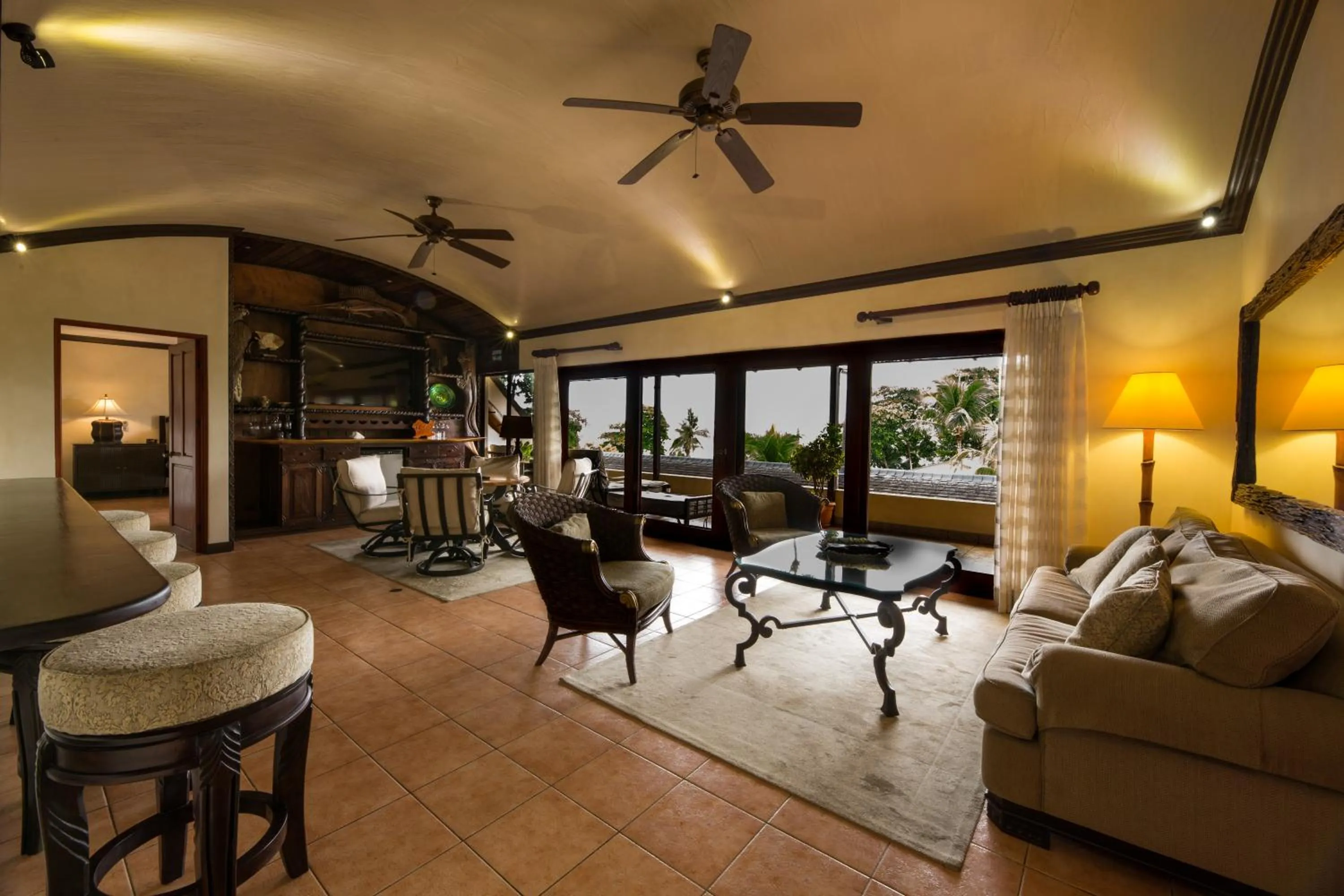 Living room in Club del Mar Oceanfront