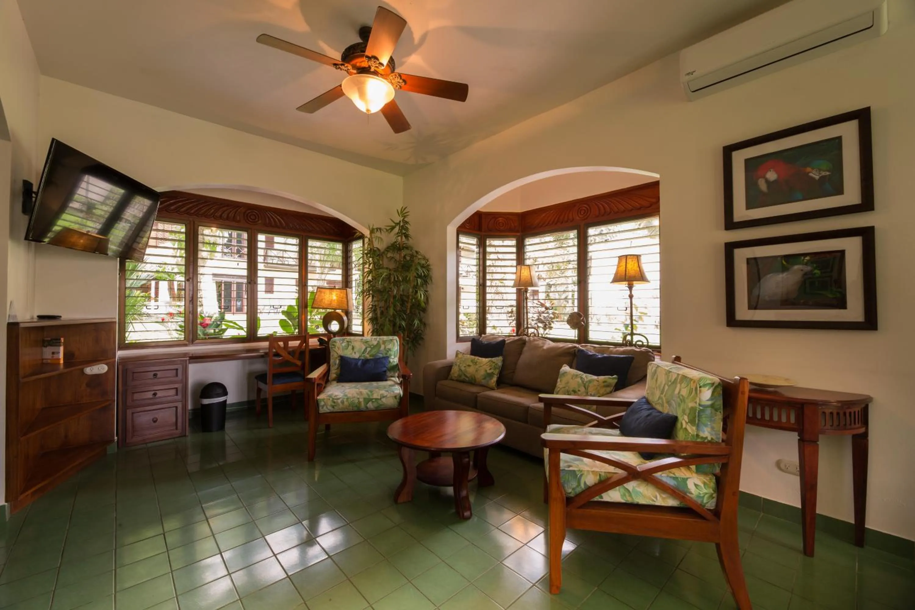 Living room in Club del Mar Oceanfront