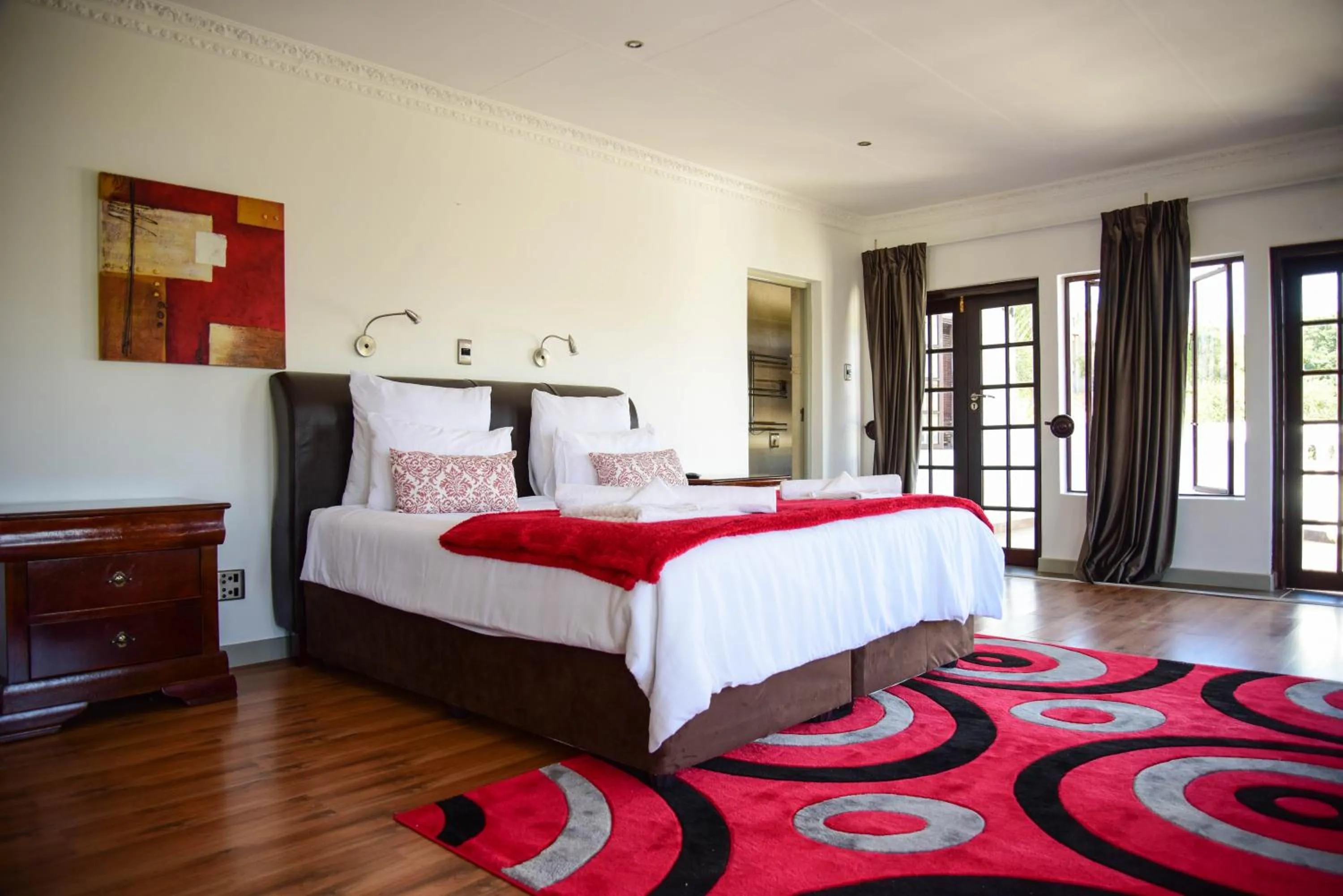 Bed in Indlovukazi Guesthouse