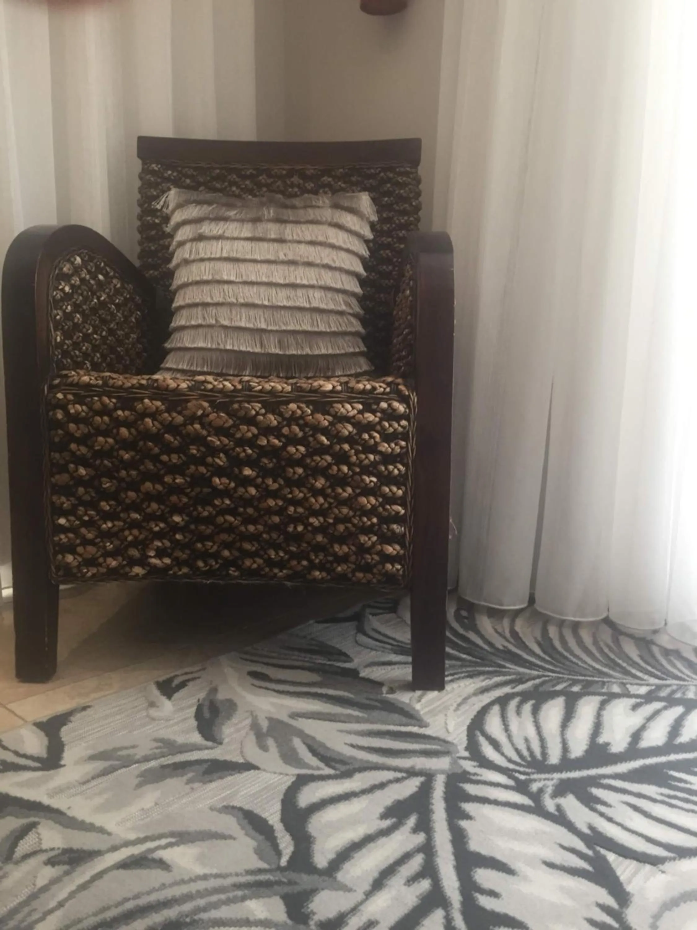 Decorative detail, Bed in Little Scotia