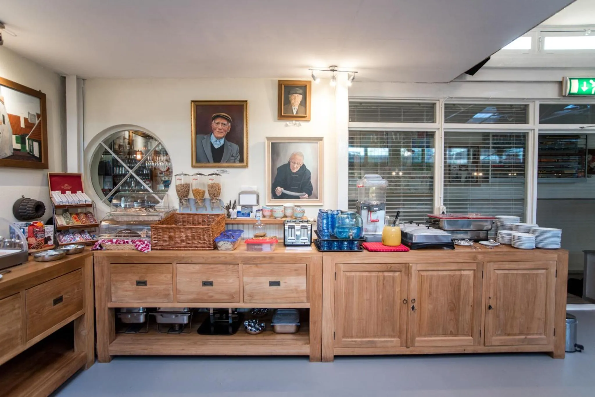 Buffet breakfast in Hotel Faber