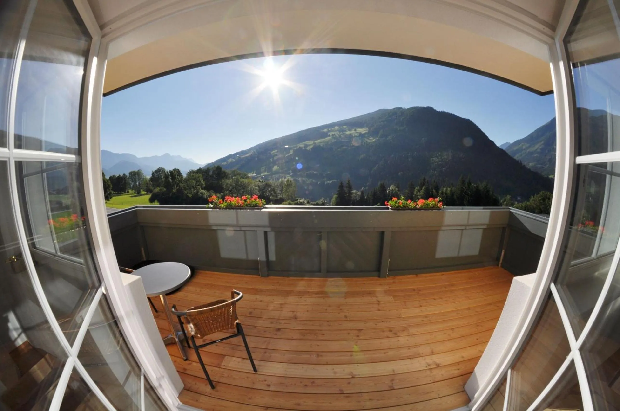 Balcony/Terrace in Apparthotel Bliem