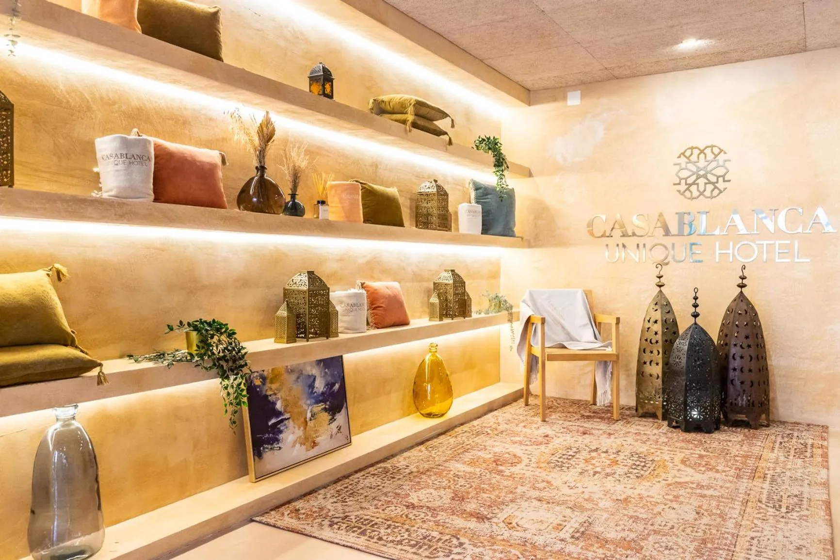 Decorative detail in Casablanca Unique Hotel