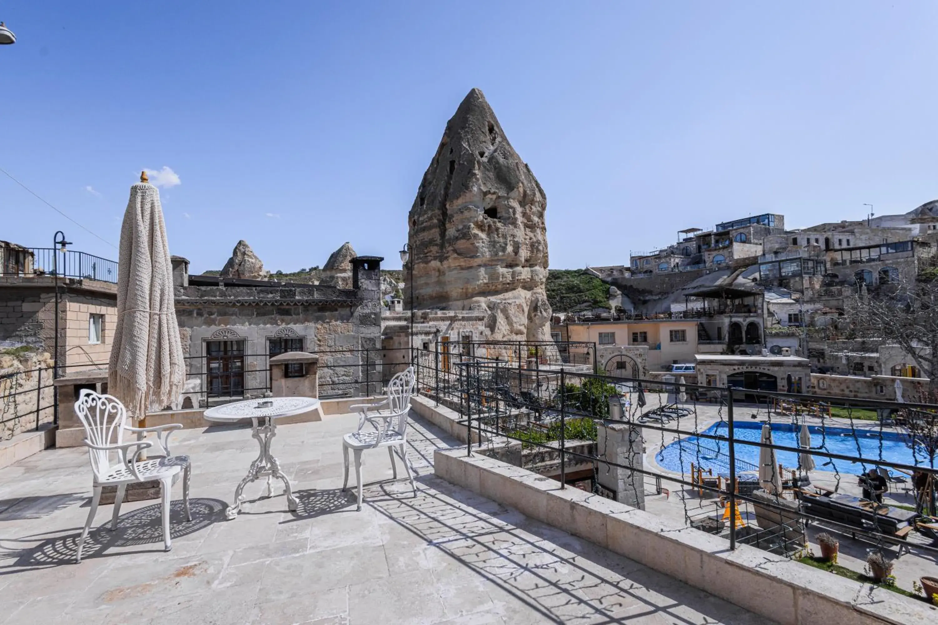 Double Room with Terrace in Göreme Cave Suites Double Room with Terrace in Göreme Cave Suites