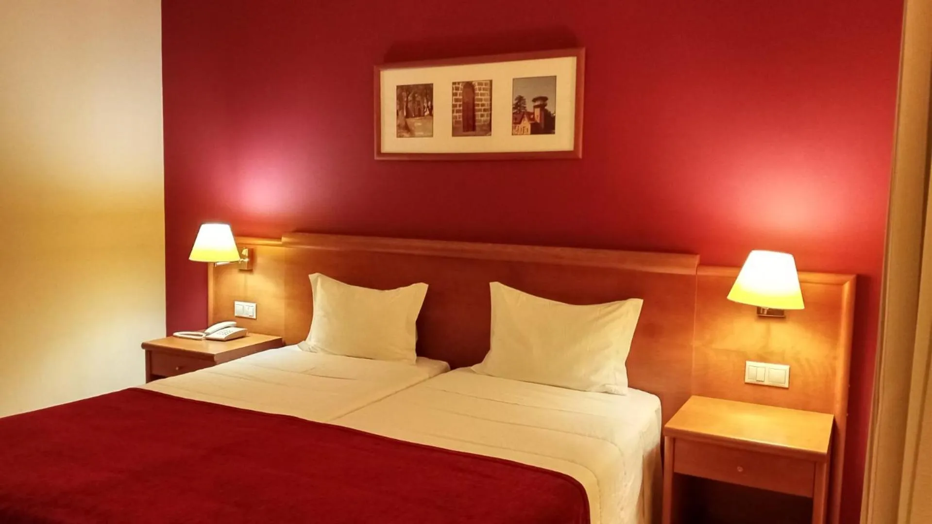 Bed in Hotel Monte Rio Aguieira