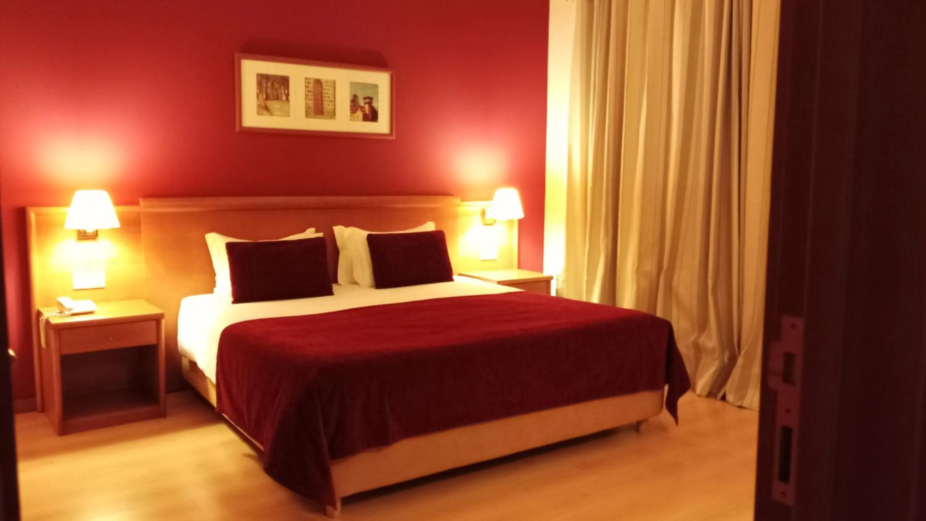 Bed in Hotel Monte Rio Aguieira