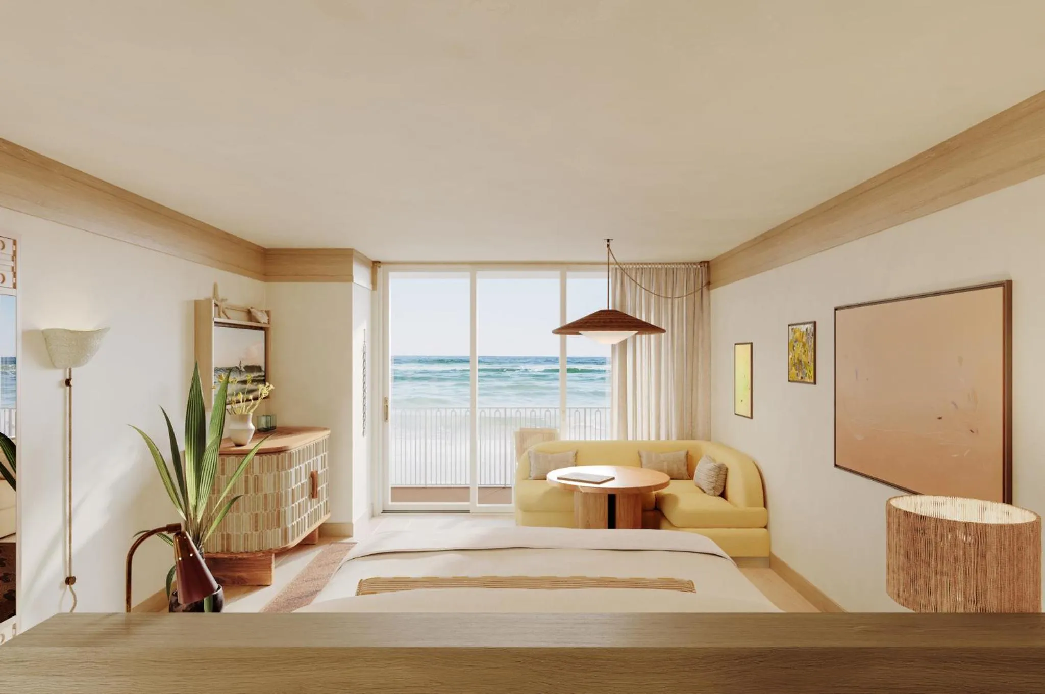 Bed in One Ocean Resort and Spa