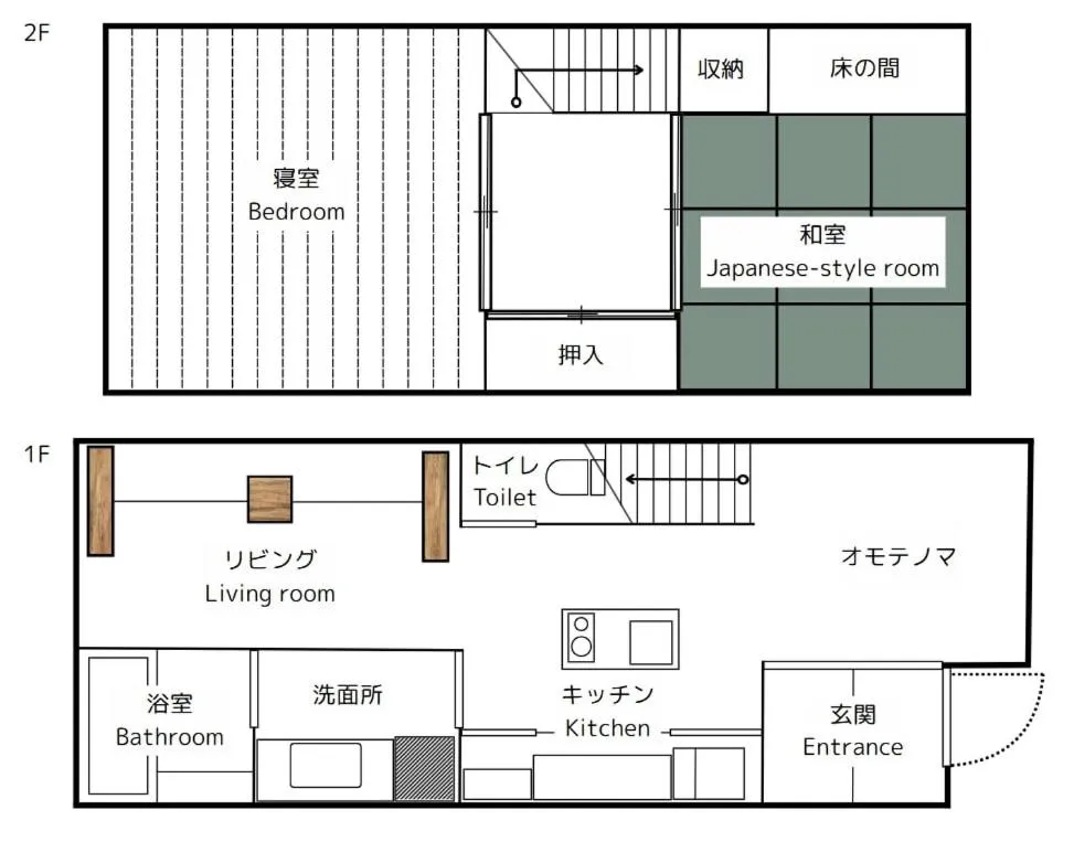 Floor plan in Tsumugi Sanjusangendo