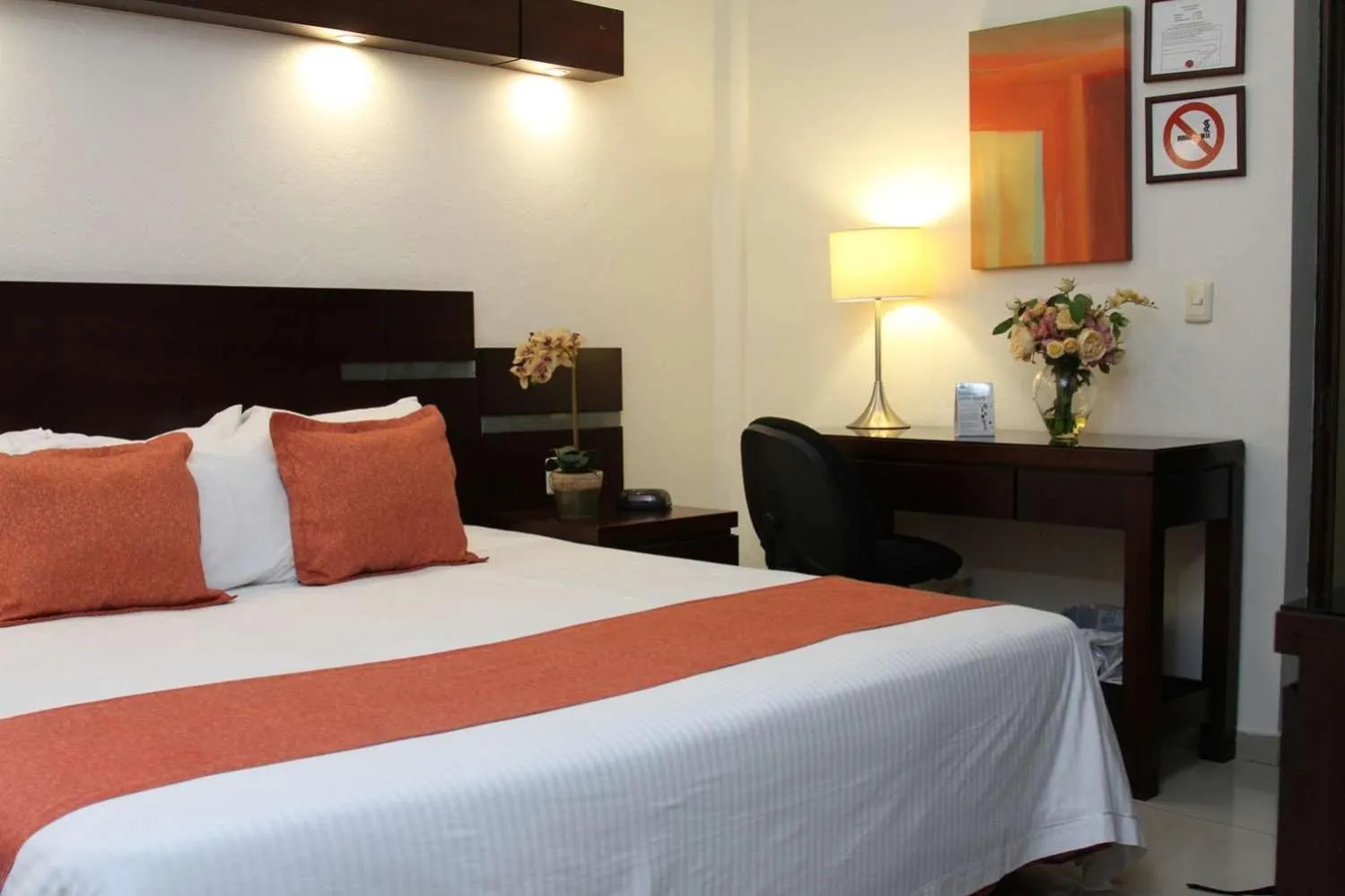 Bed in Hotel Poza Rica Centro