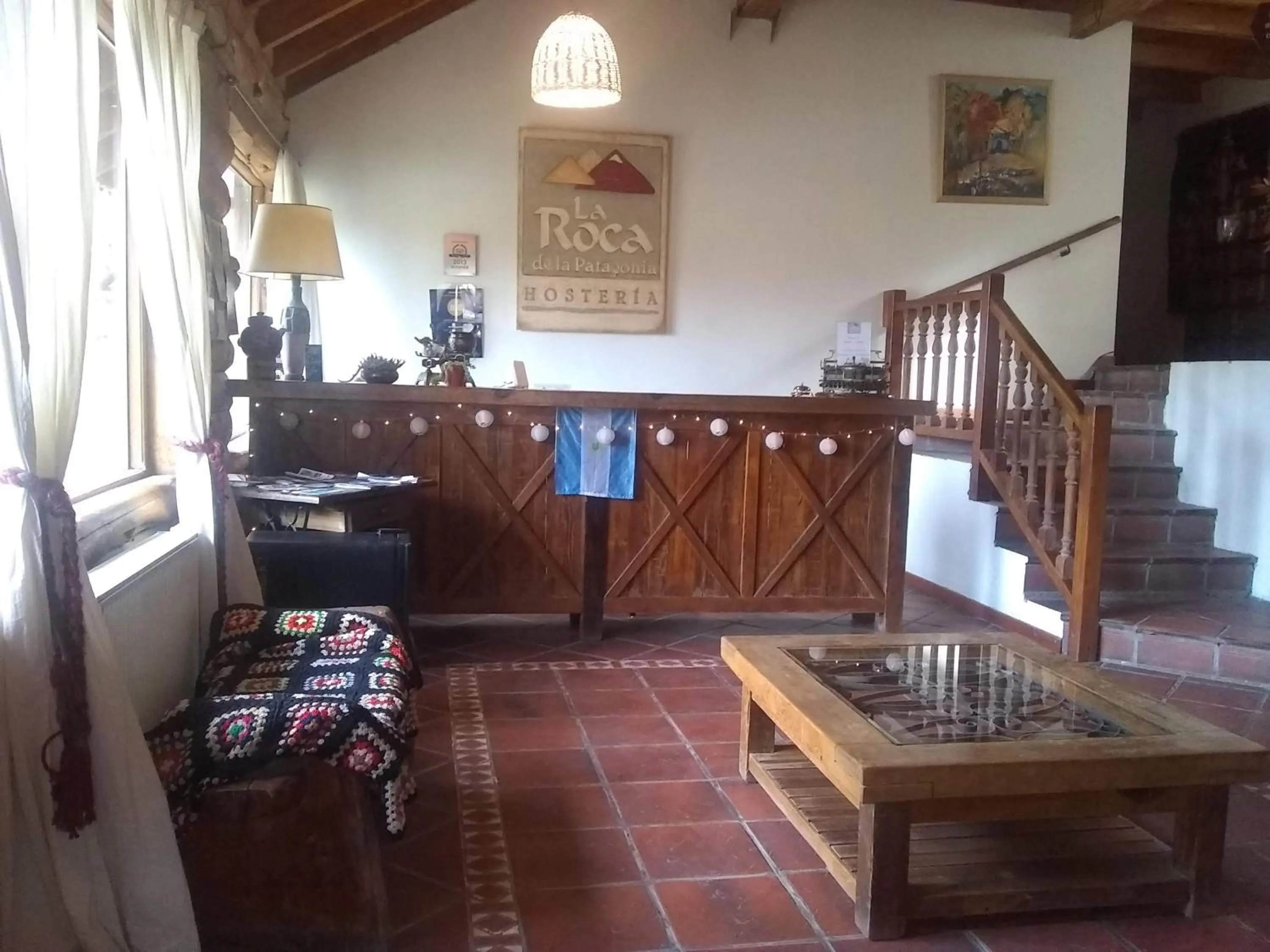 Lobby or reception in La Roca de la Patagonia