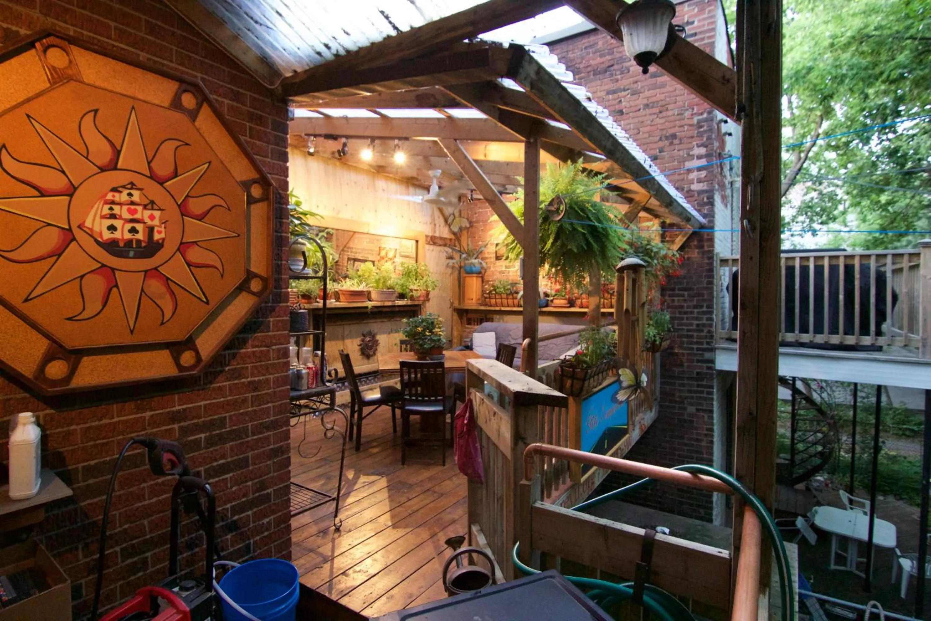 Balcony/Terrace in Gite L'Imprévu