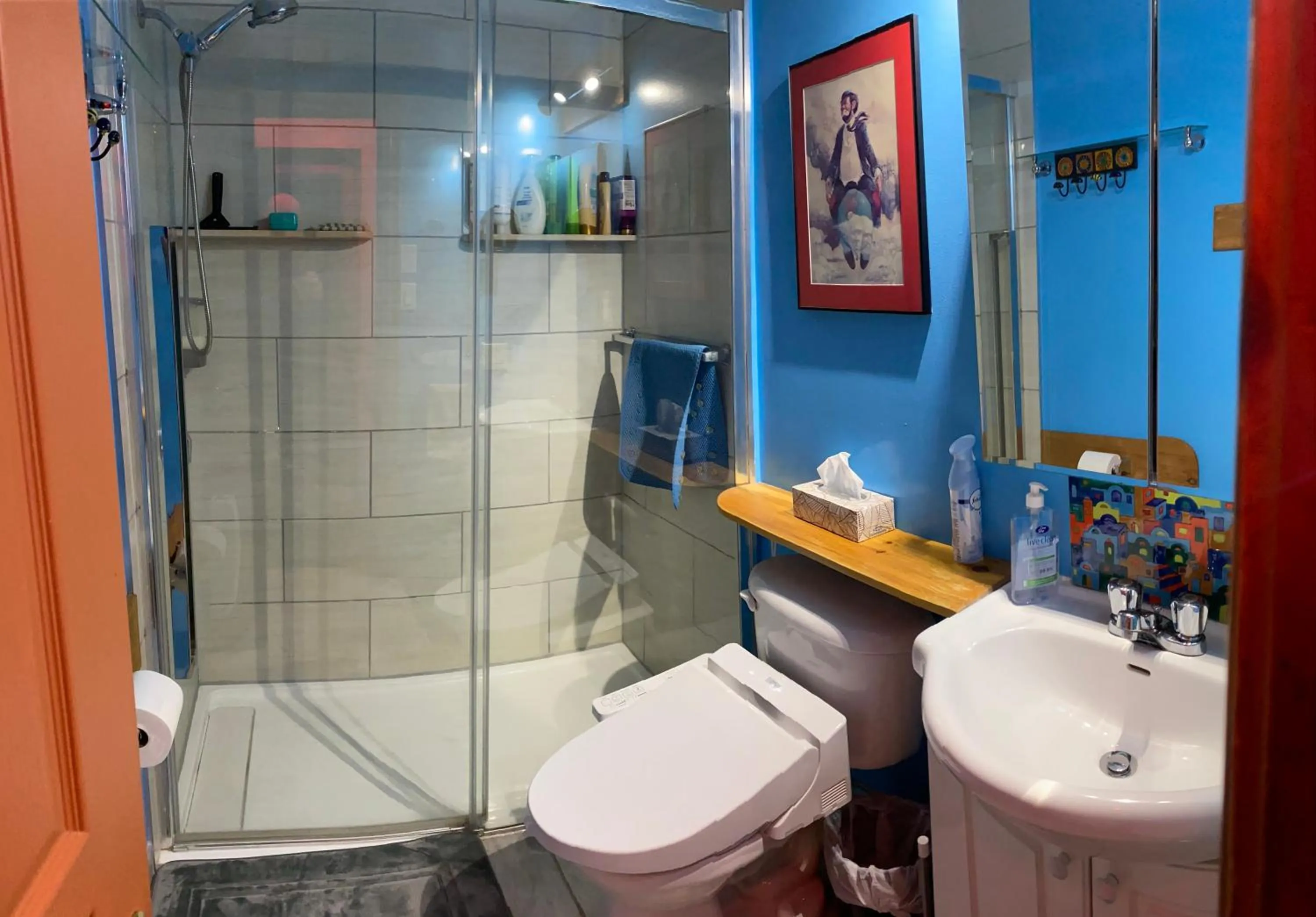 Shower in Gite L'Imprévu