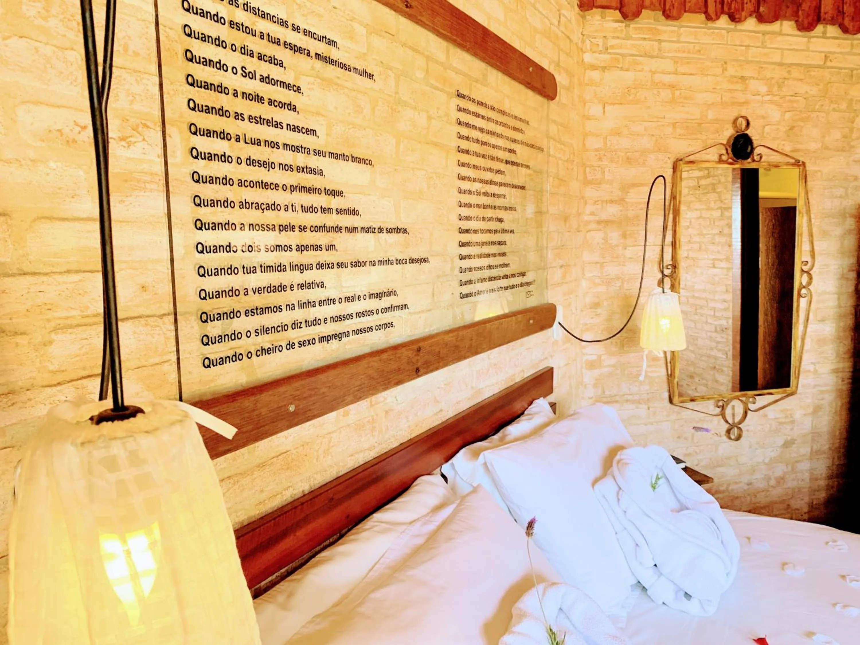 Garden, Bed in Pousada Cantinho das Estrelas